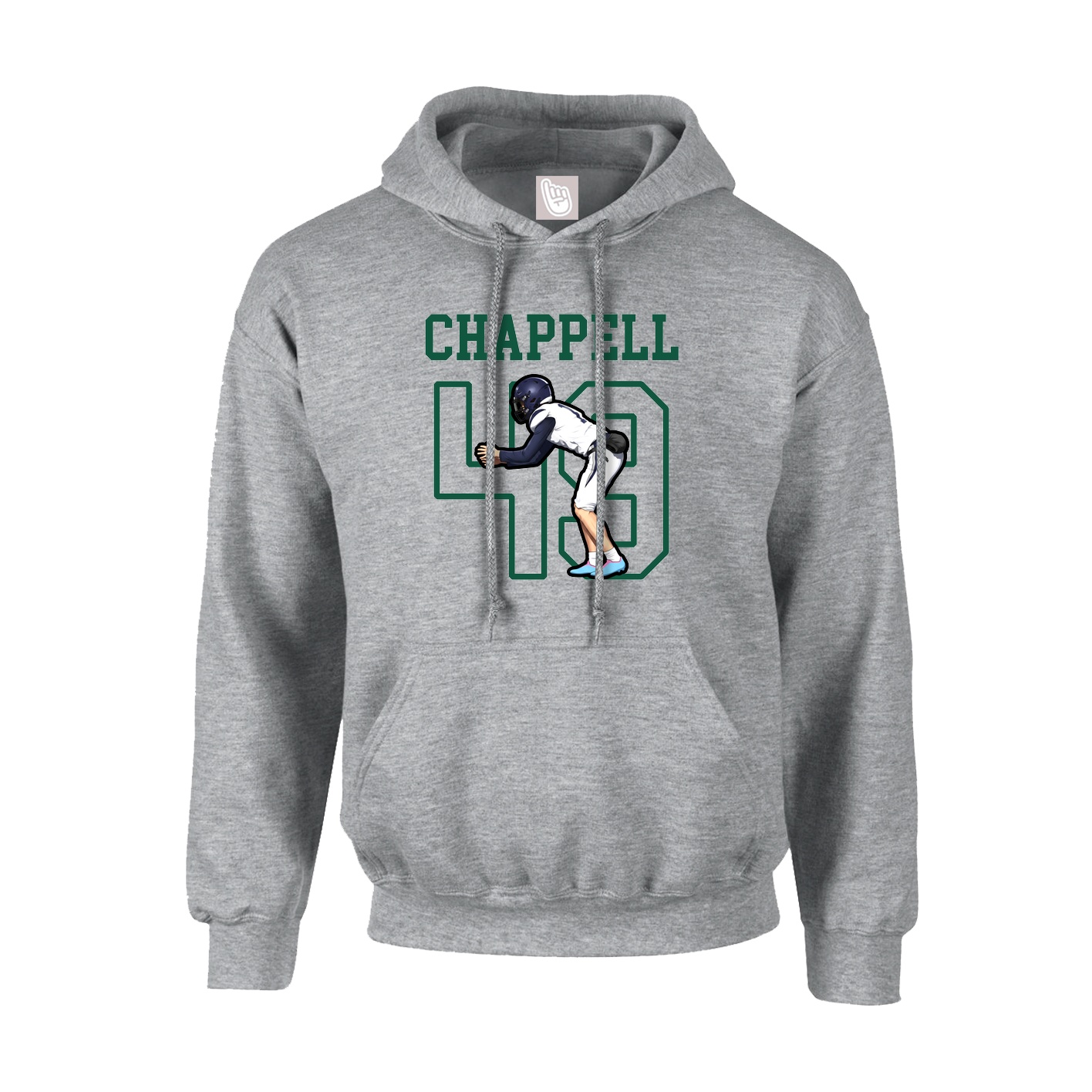 Hoodie — Shirsey in Grey