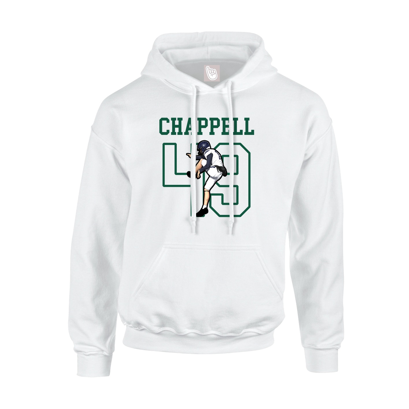 Youth Hoodie — Shirsey in White