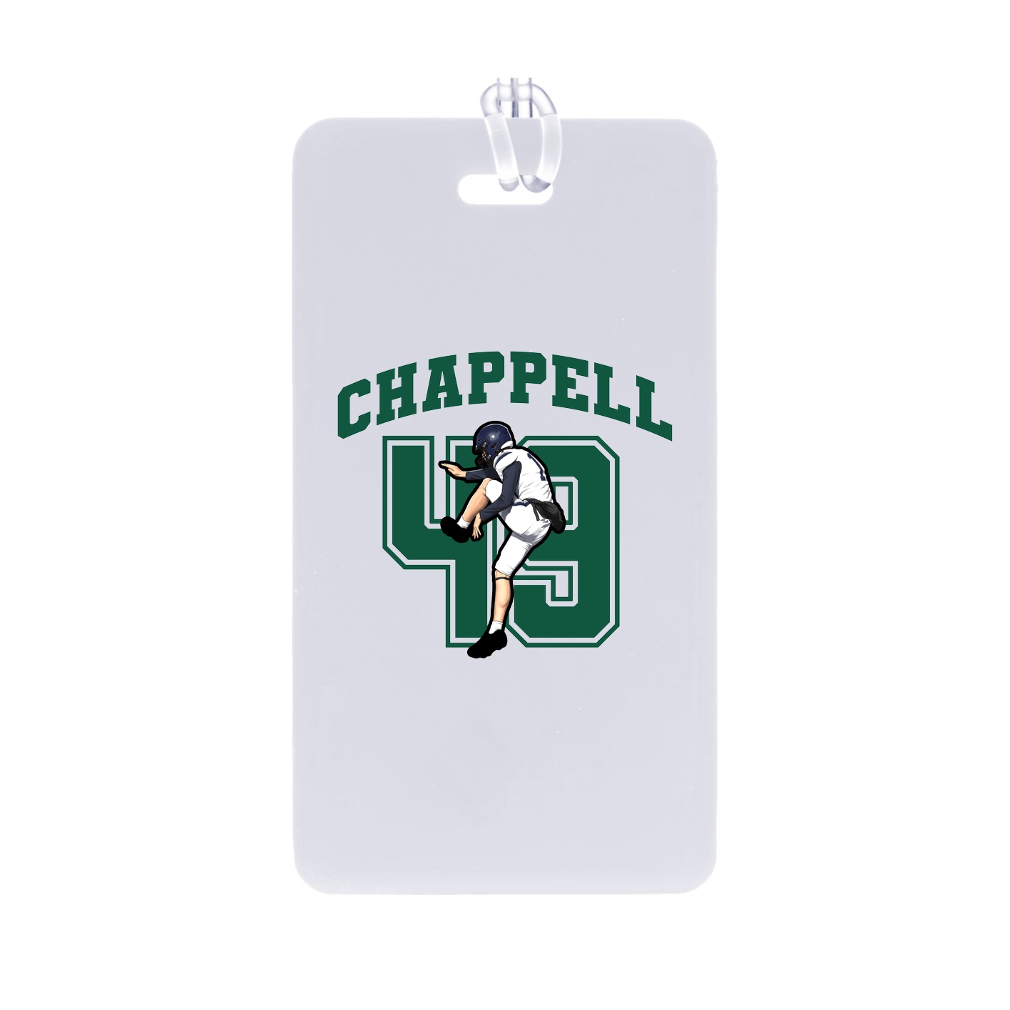 Bag Tag — Number in Classic