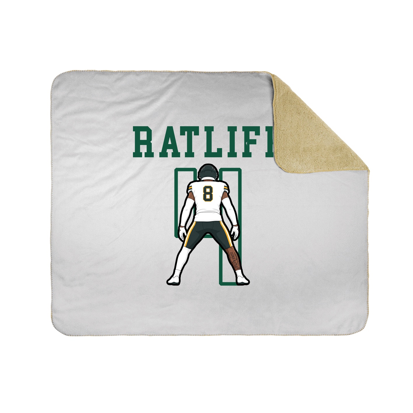Throw Blanket — Shirsey in White