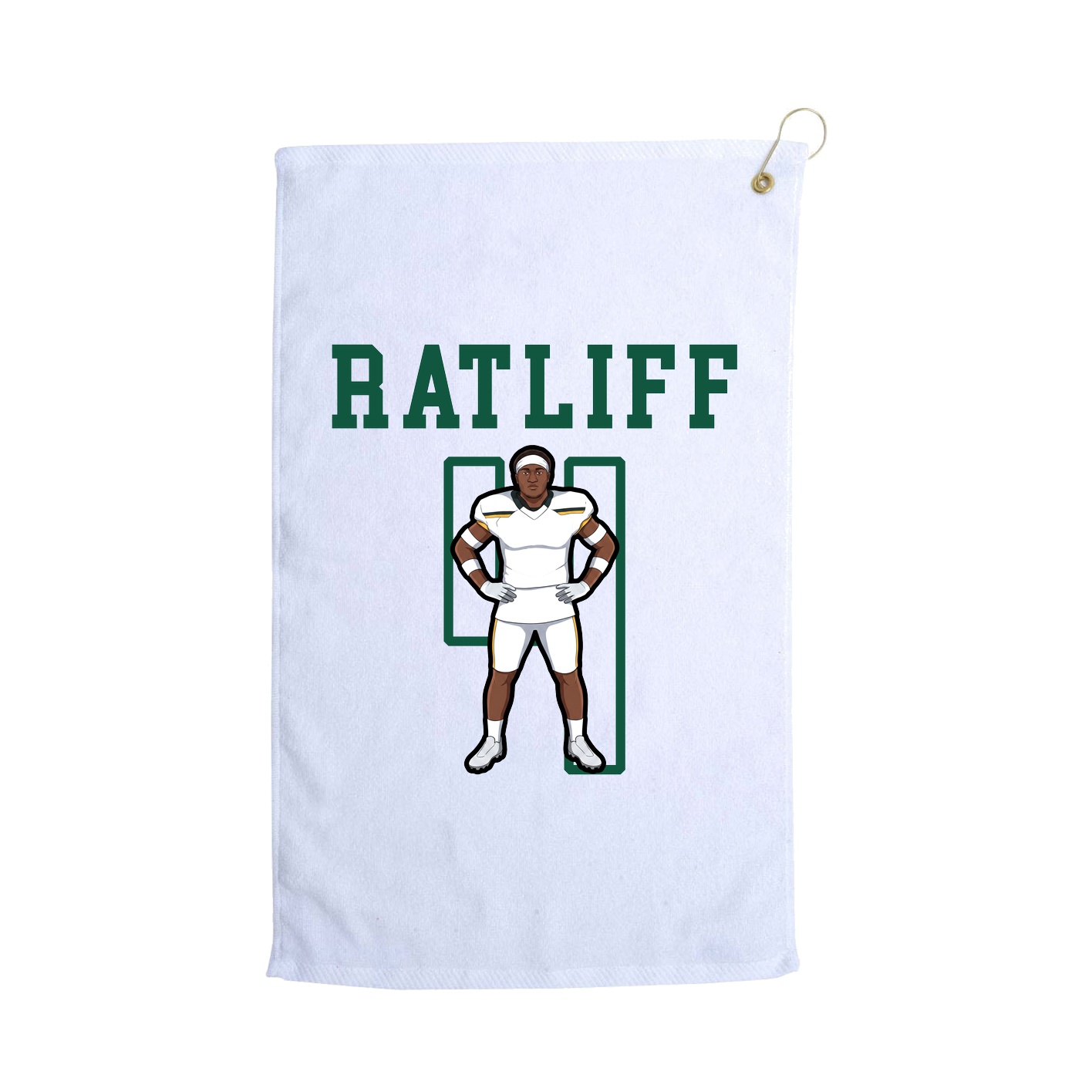 Golf Towel — Shirsey in White