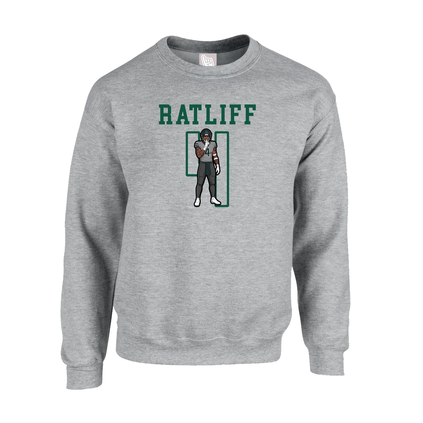 Fleece Crew — Shirsey in Grey