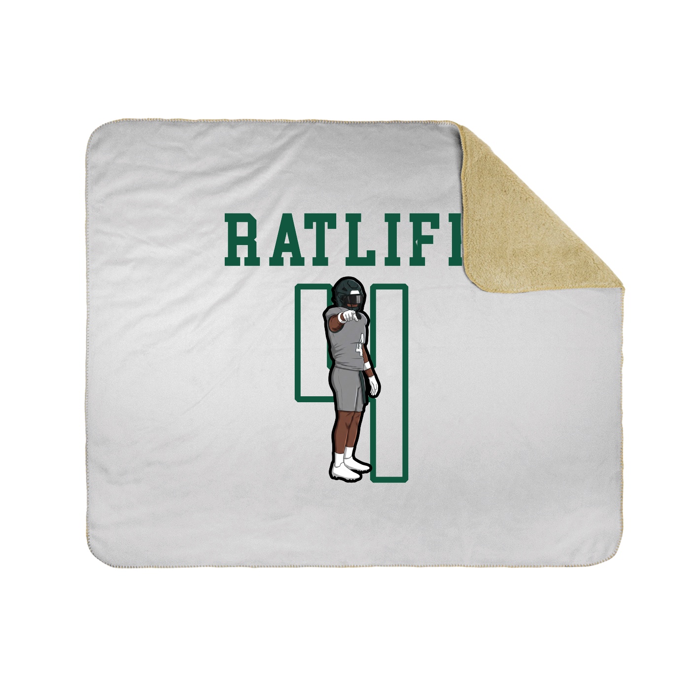 Throw Blanket — Shirsey in White