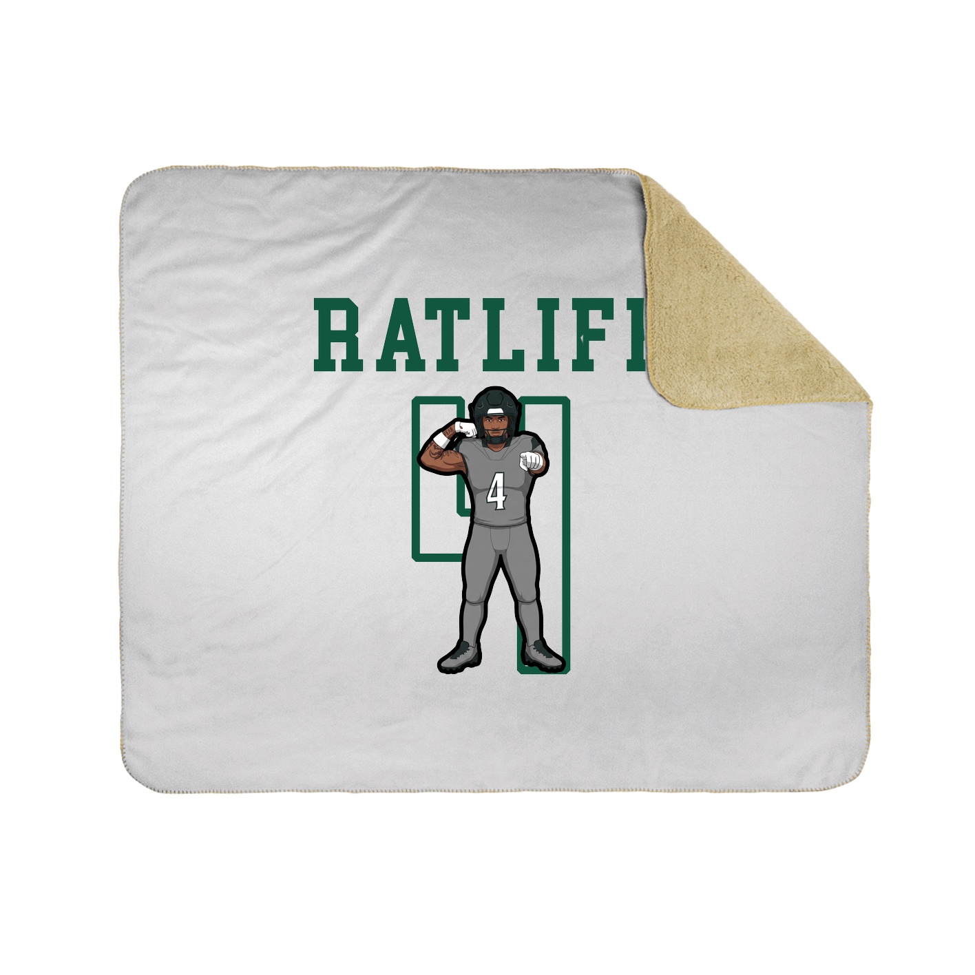 Throw Blanket — Shirsey in White
