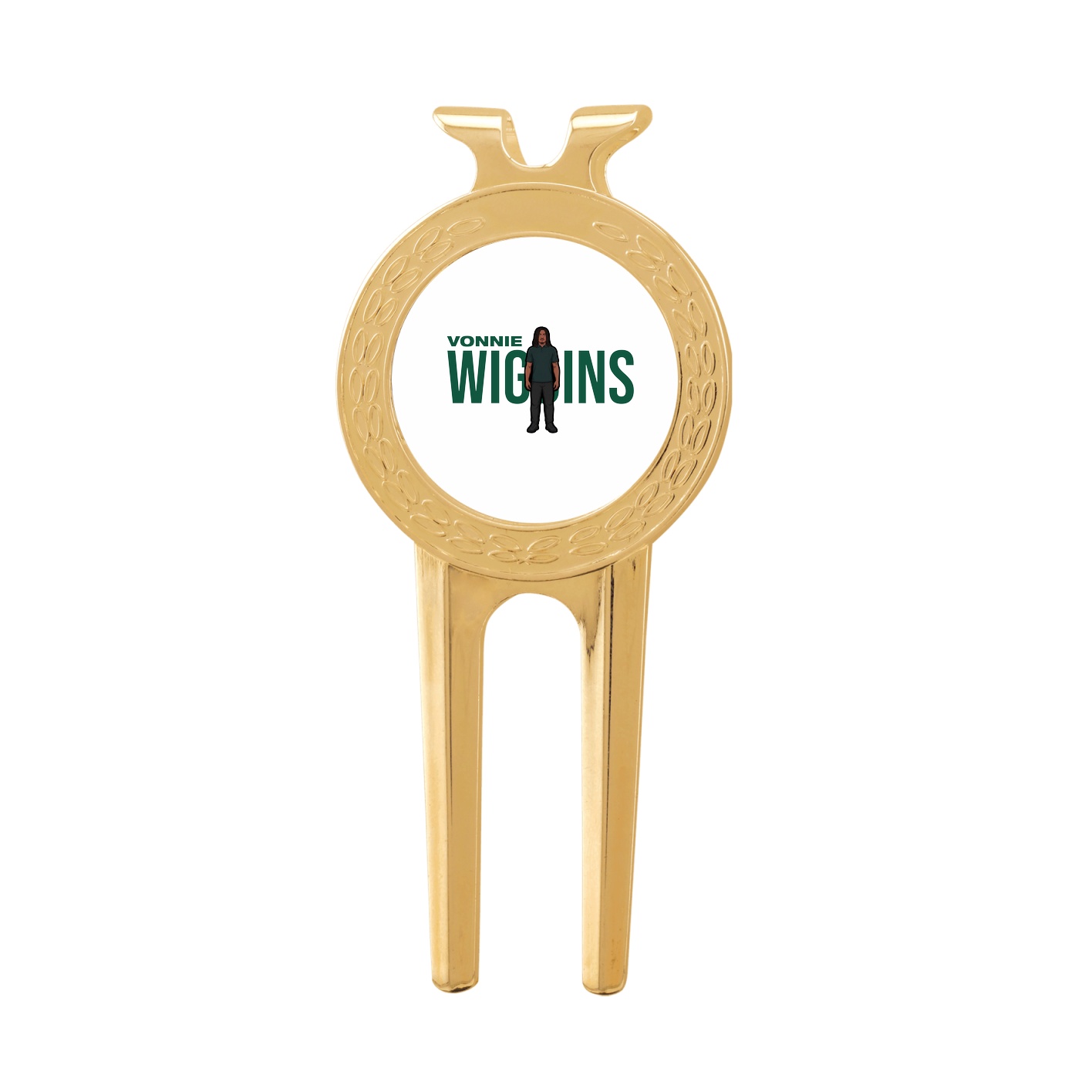 Divot Tool with Ball Marker — Player Name in Classic
