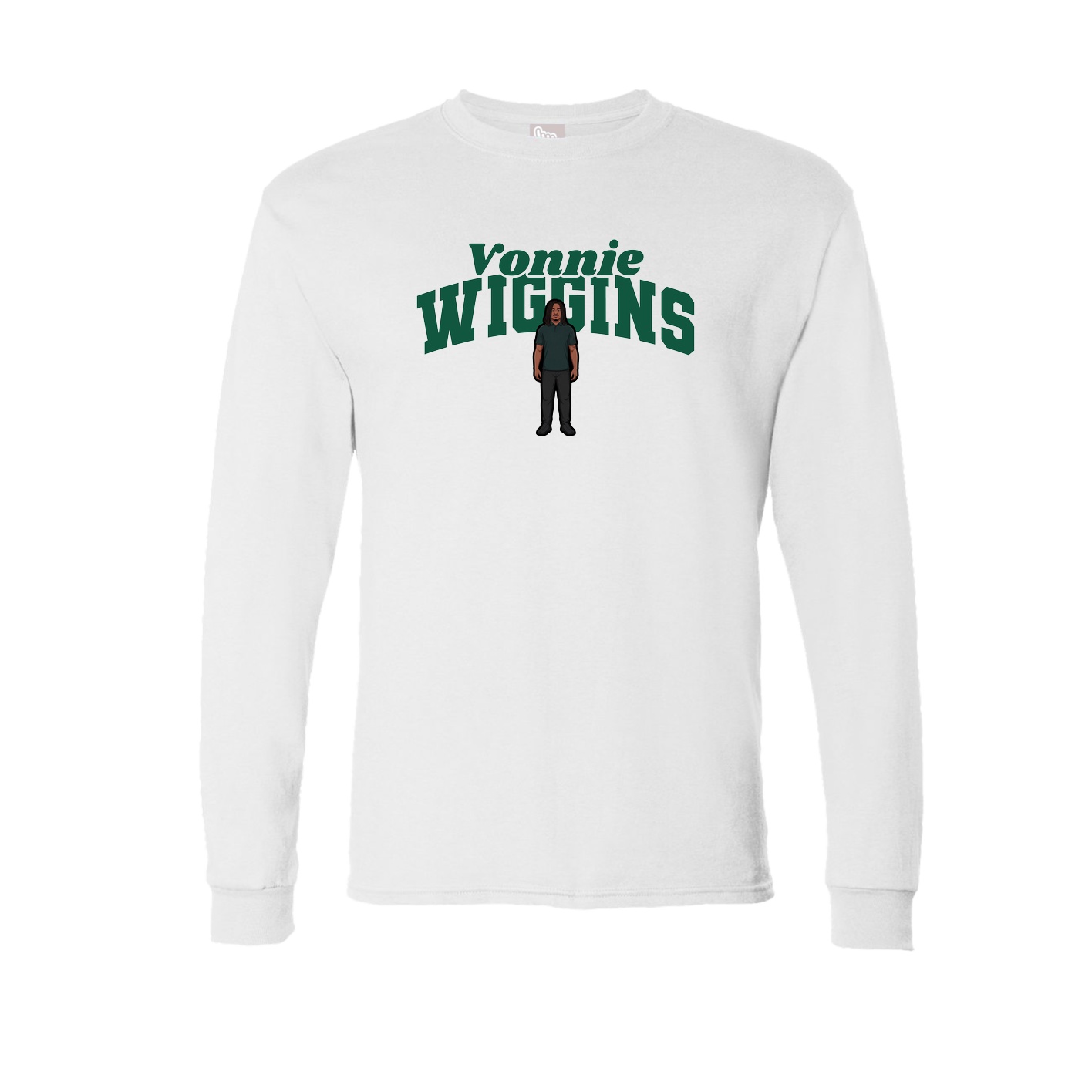 Long Sleeve Tee — Signature Arch in White