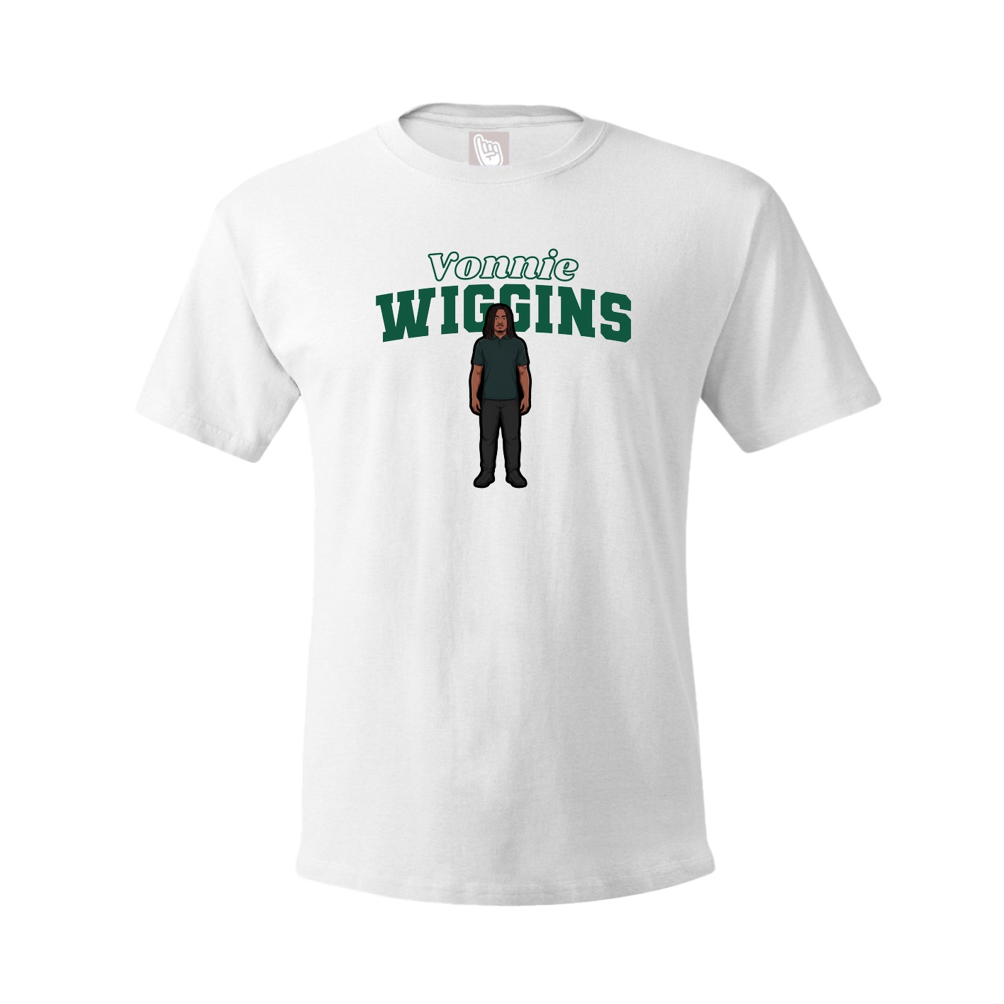 Tee — Name Arch in White