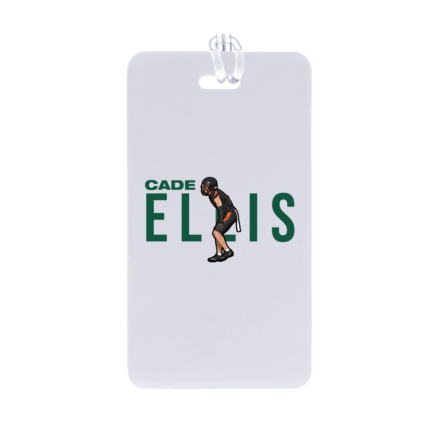 Bag Tag — Player Name in Classic