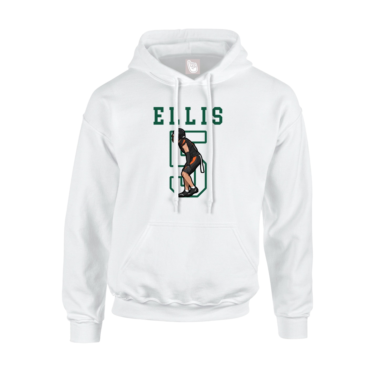 Hoodie — Shirsey in White