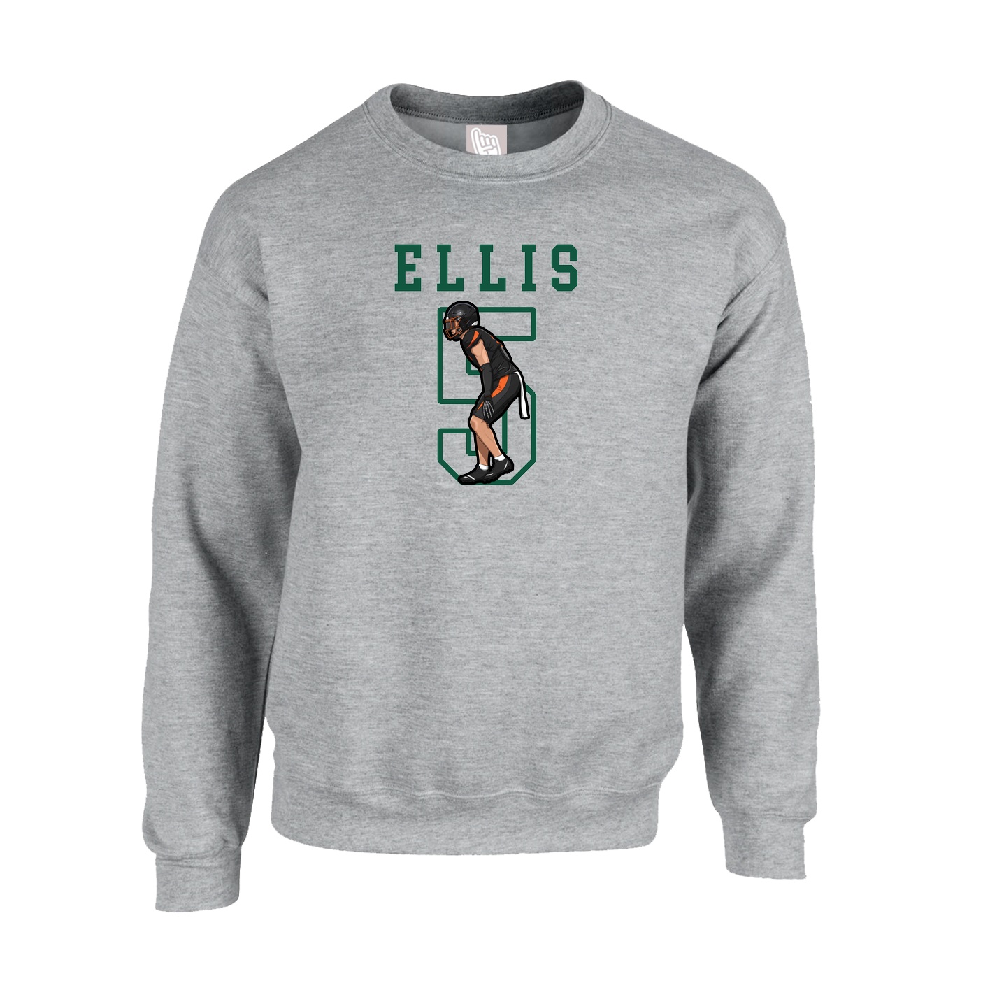 Fleece Crew — Shirsey in Grey