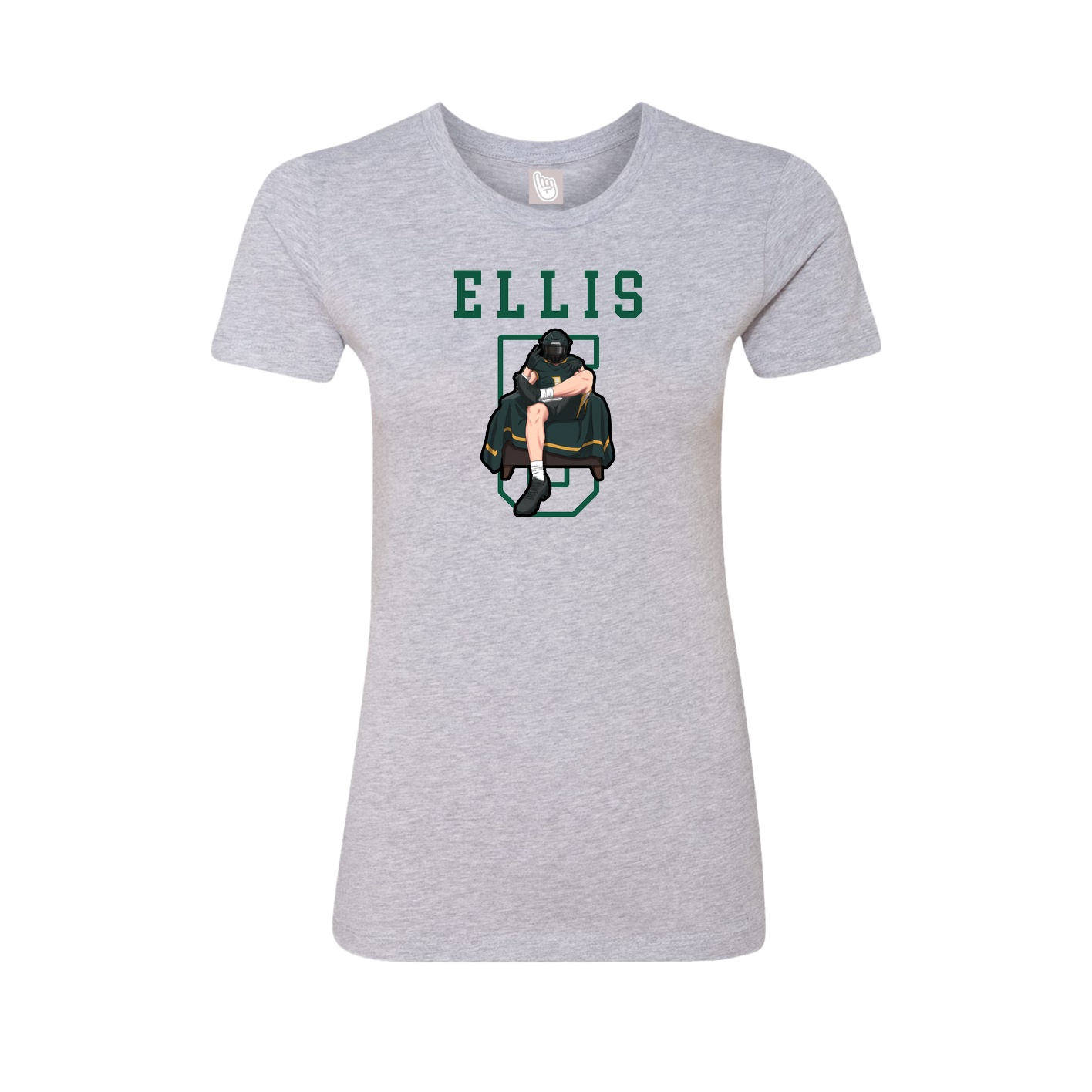 Fitted Women's Tee — Shirsey in Grey