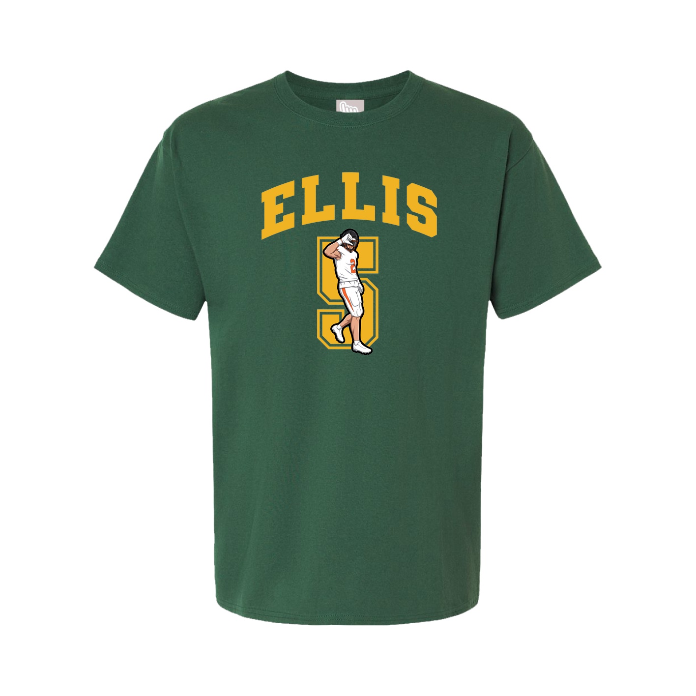 Tee — Number in Green