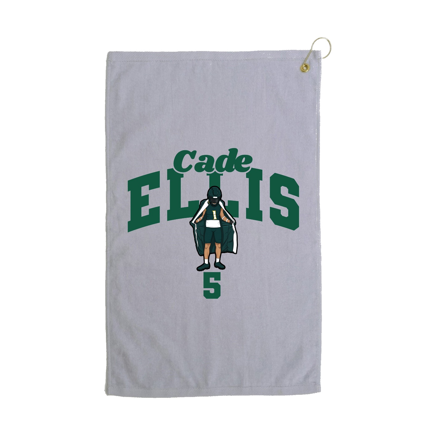 Golf Towel — Signature Arch in Grey