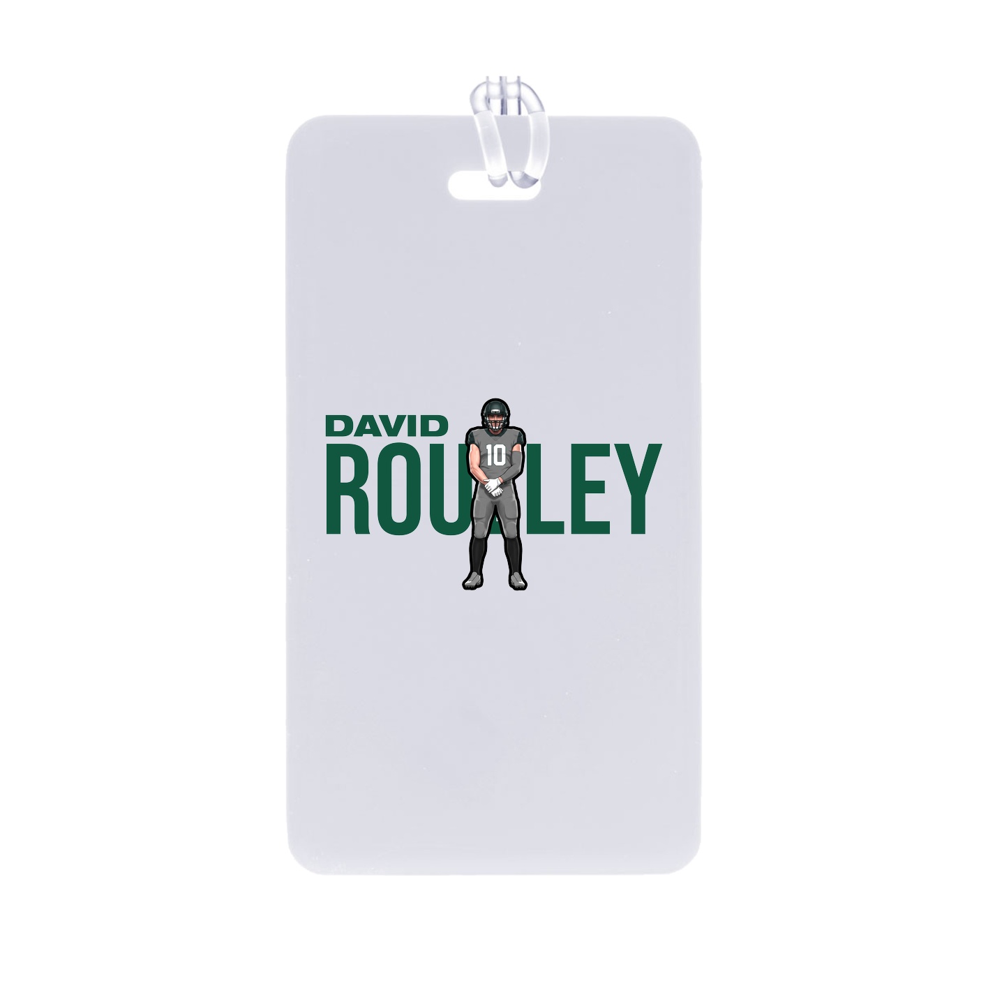 Bag Tag — Player Name in Classic