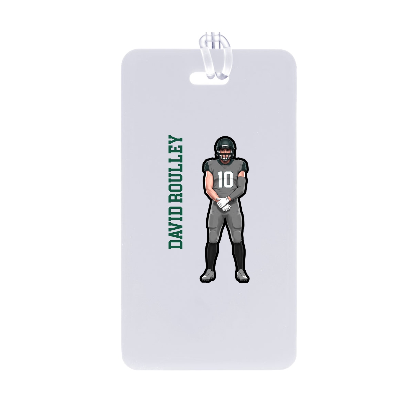 Bag Tag — Name Vertical in Classic