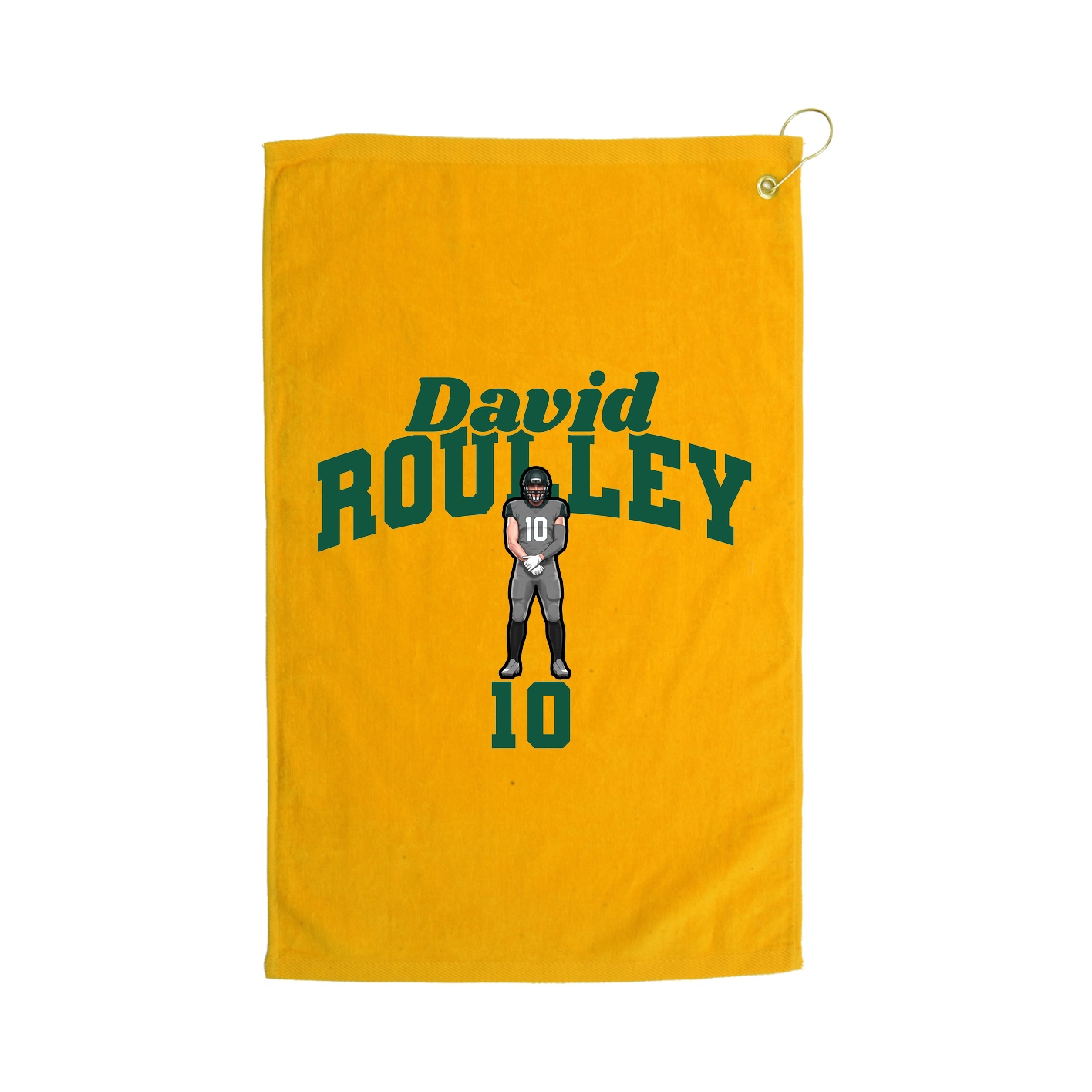 Golf Towel — Signature Arch in Gold