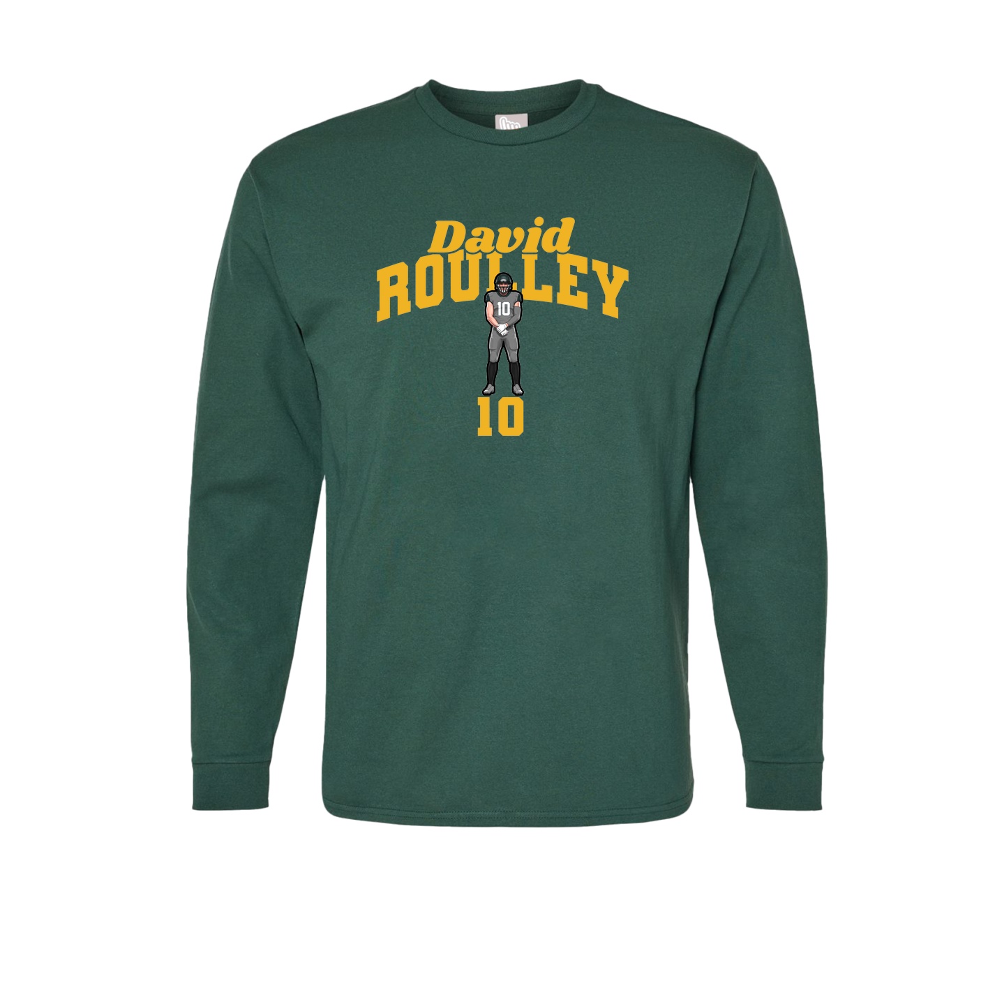 Long Sleeve Tee — Signature Arch in Green