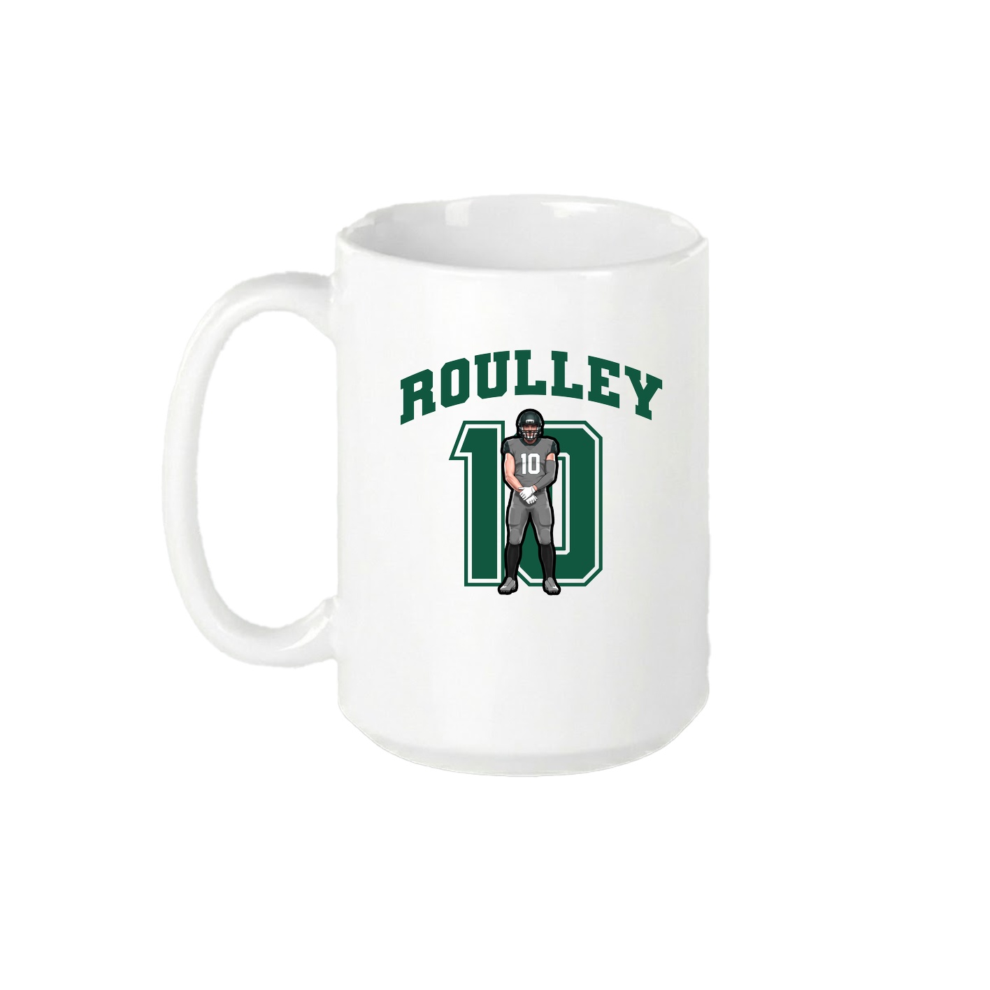 15oz Coffee Mug — Number in White