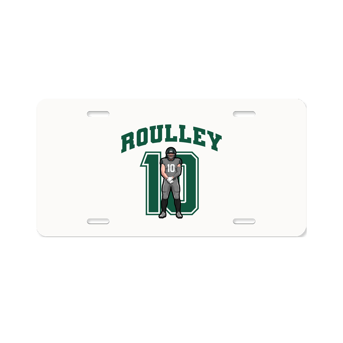 License Plate — Number in Classic