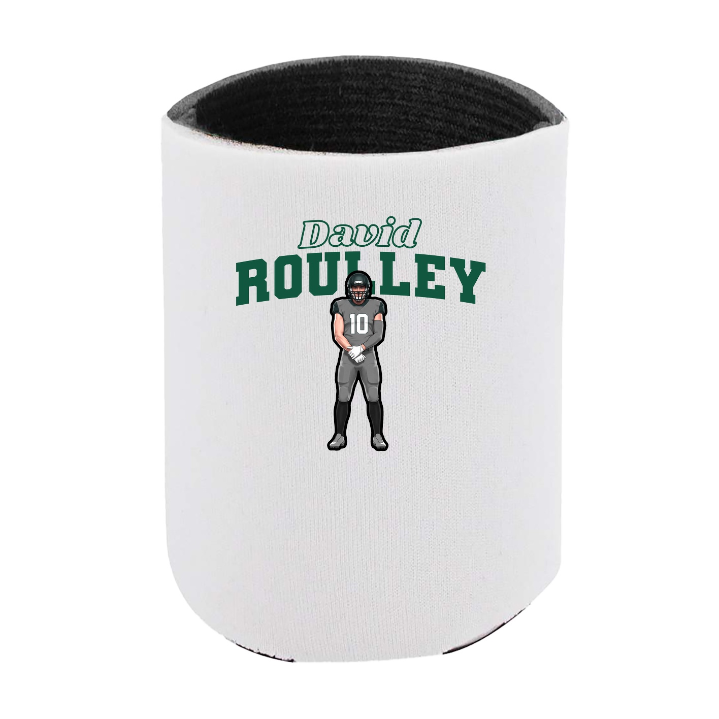 Can Holder — Name Arch in White