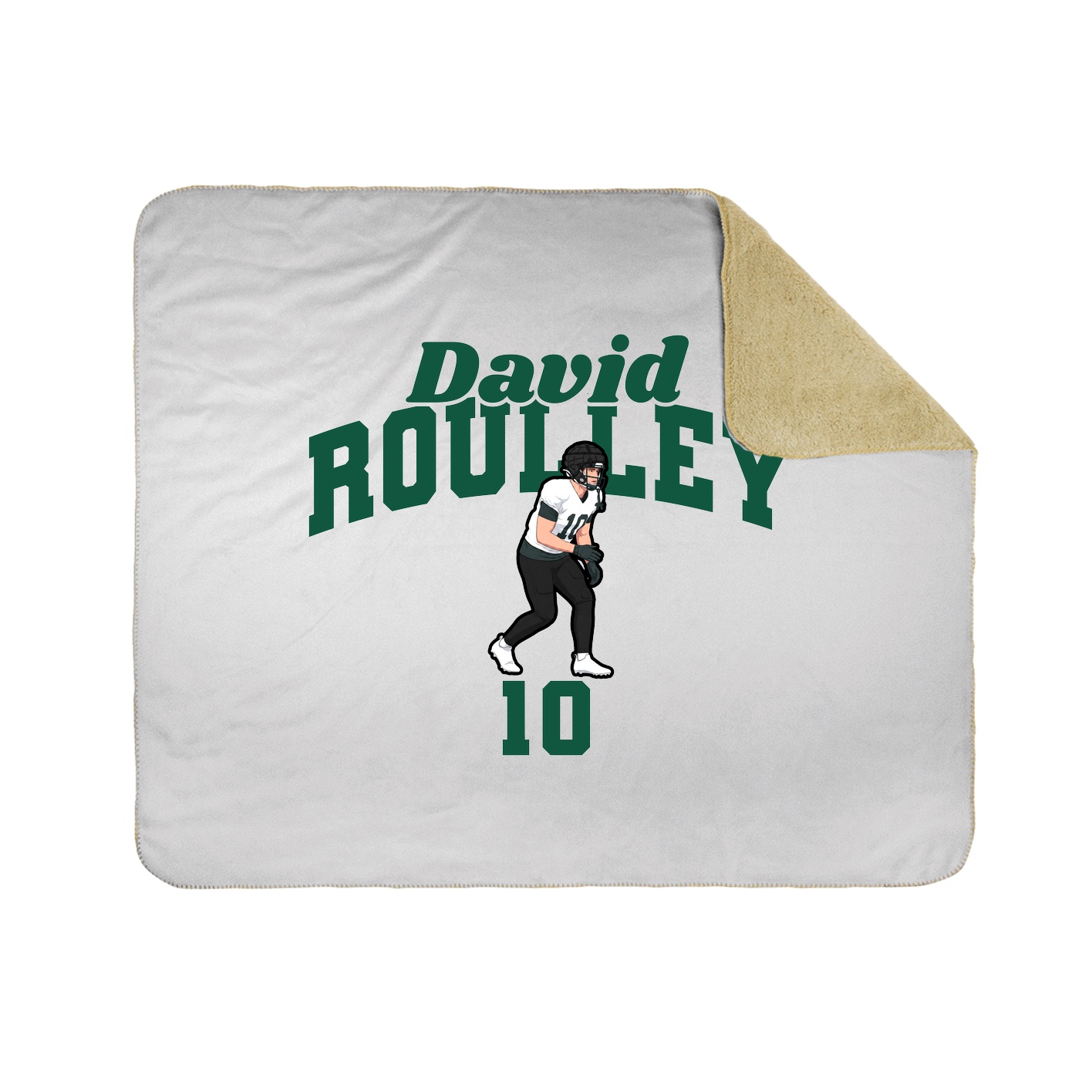 Throw Blanket — Signature Arch in White