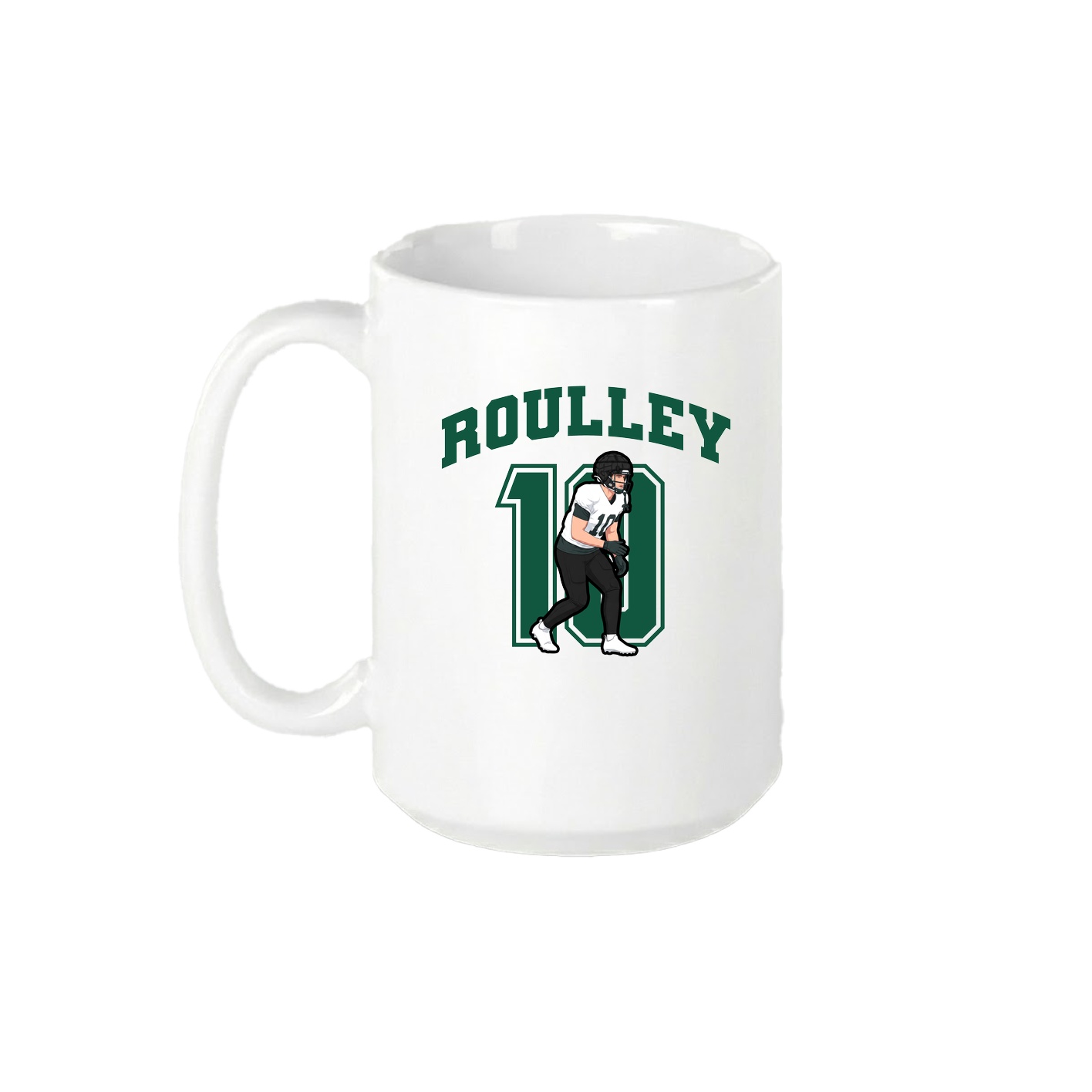 15oz Coffee Mug — Number in White