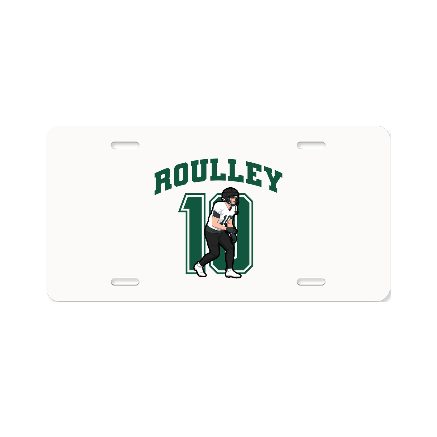 License Plate — Number in Classic