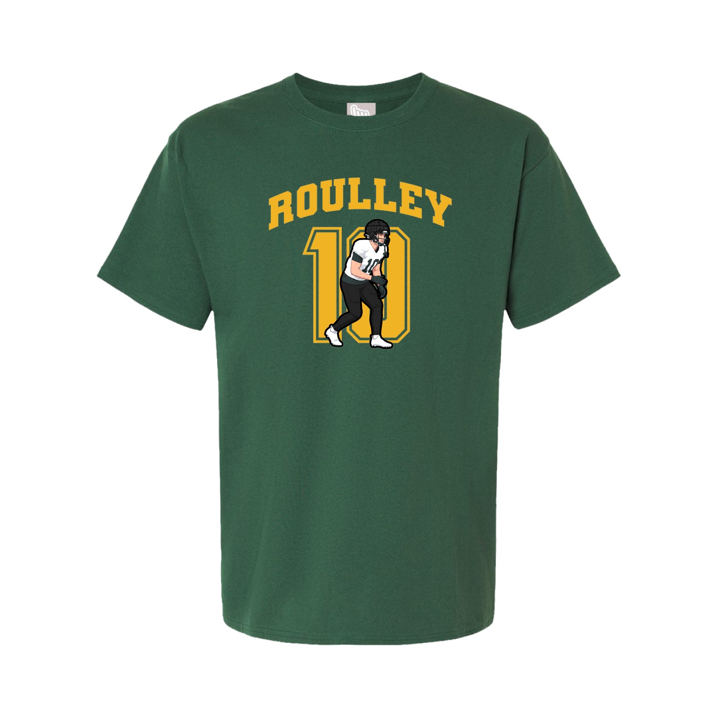 Youth Tee — Number in Green