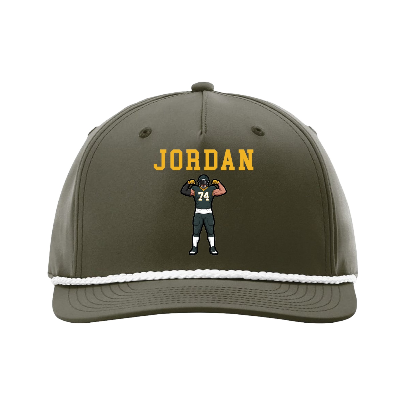 Five-Panel Classic Rope Cap — Shirsey in Green