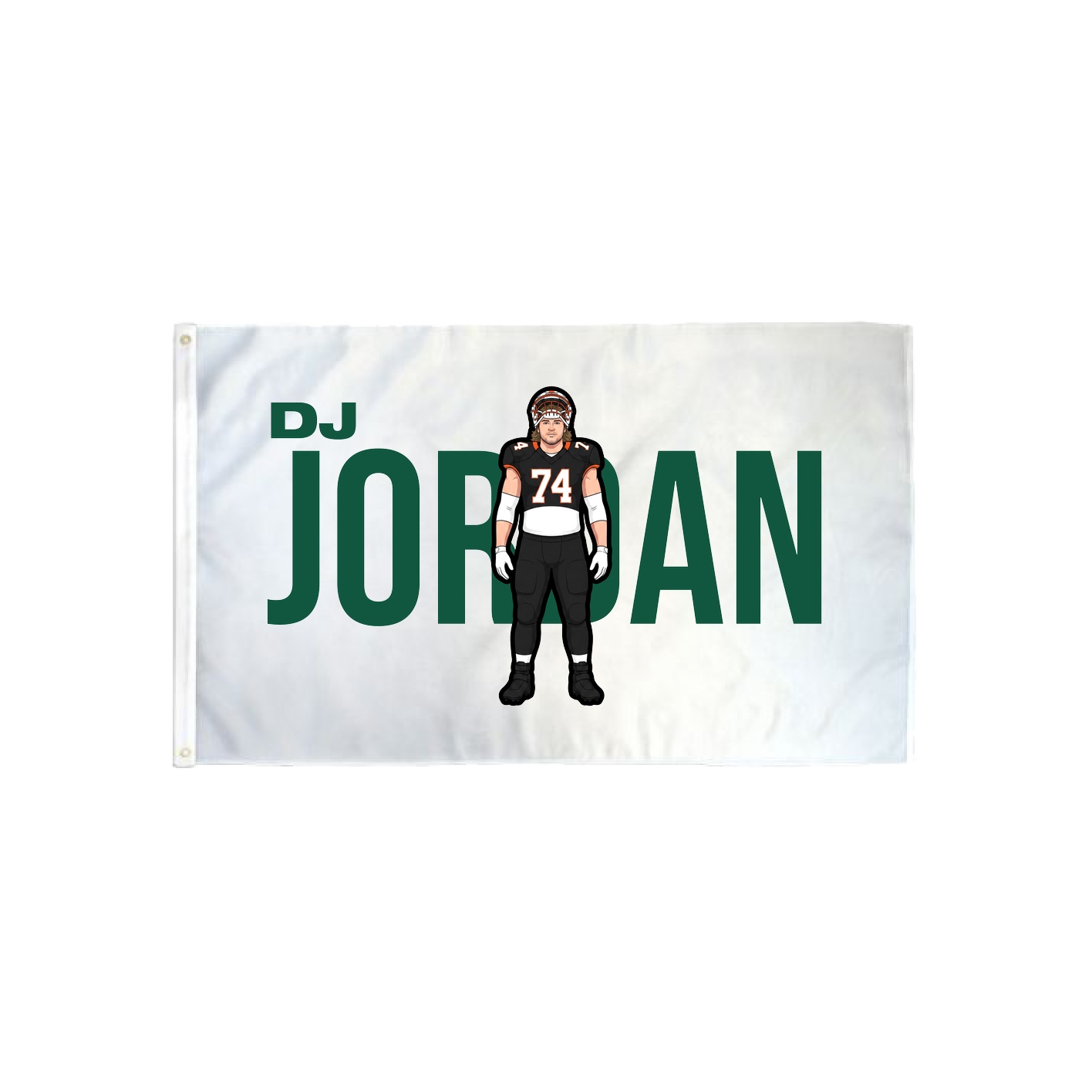 3x5 Flag — Player Name in Classic