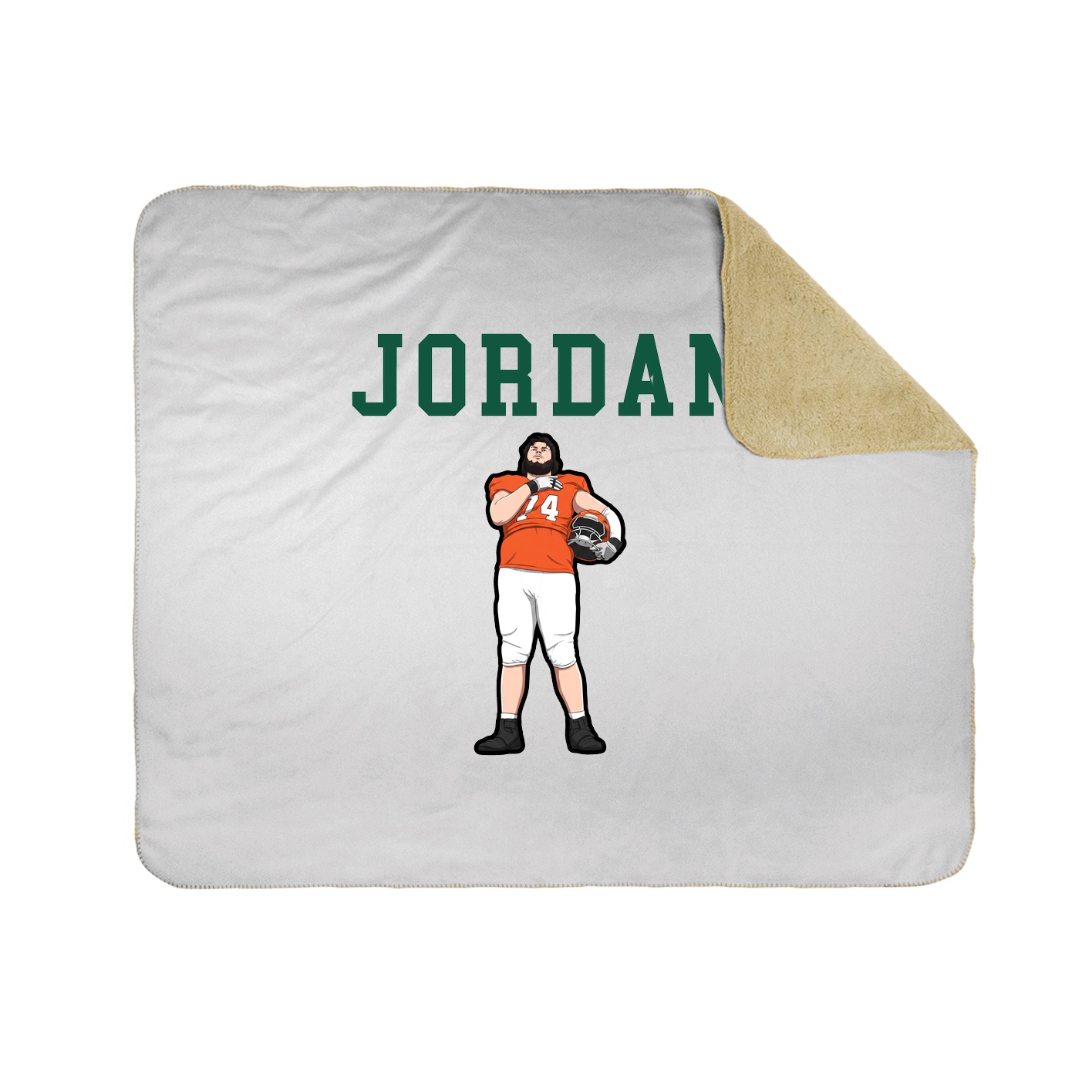 Throw Blanket — Shirsey in White