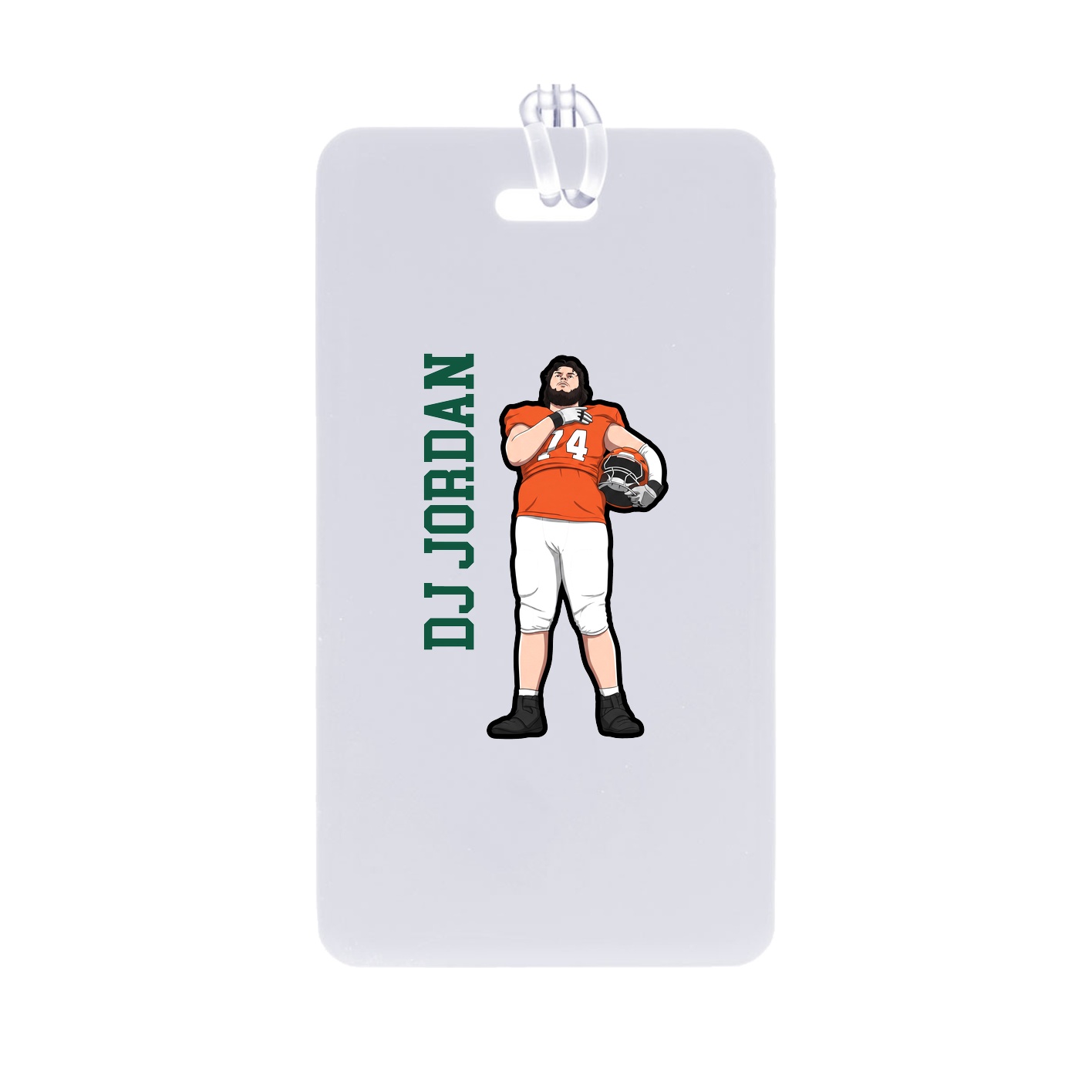 Bag Tag — Name Vertical in Classic