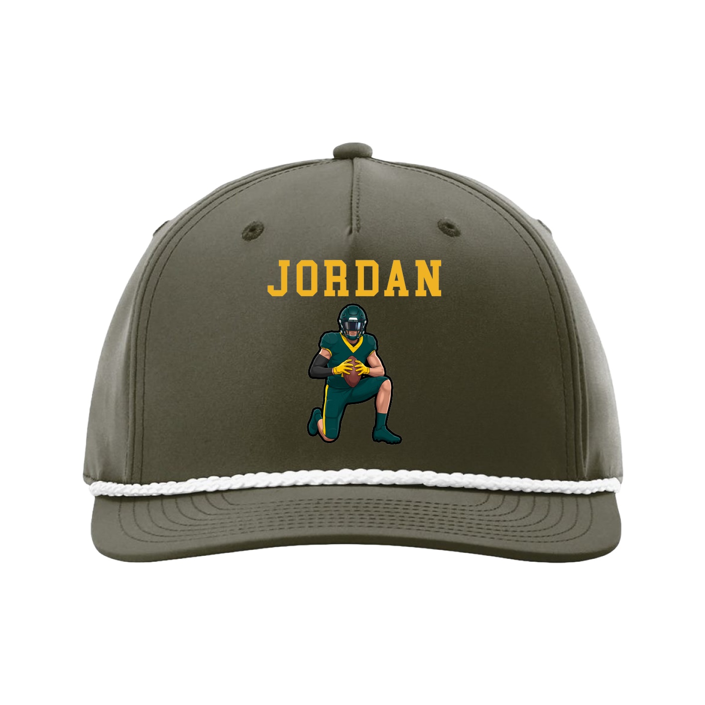 Five-Panel Classic Rope Cap — Shirsey in Green