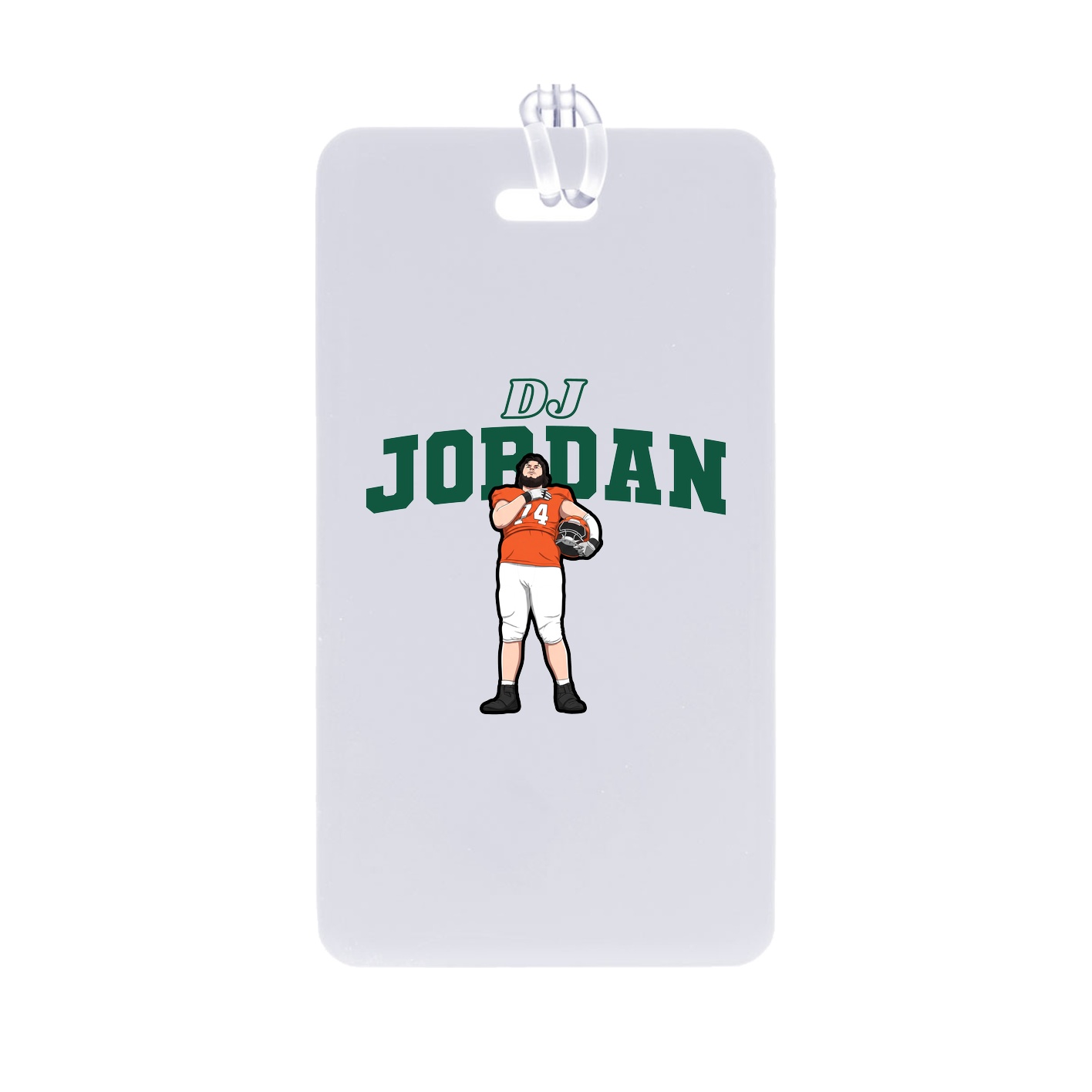 Bag Tag — Name Arch in Classic