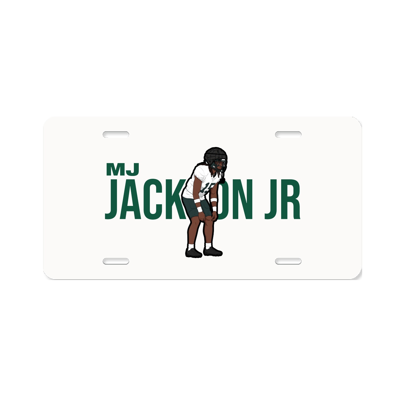 License Plate — Player Name in Classic