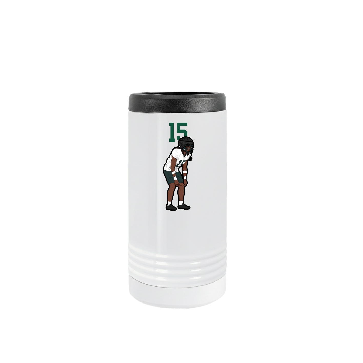 Slim Beverage Holder — Number Top in White