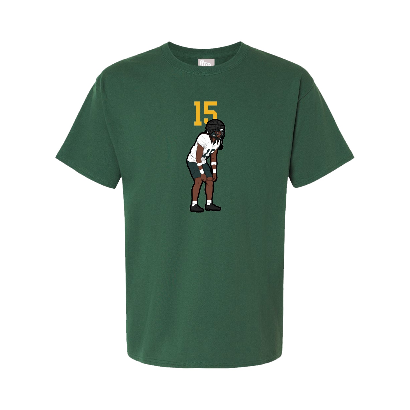 Youth Tee — Number Top in Green