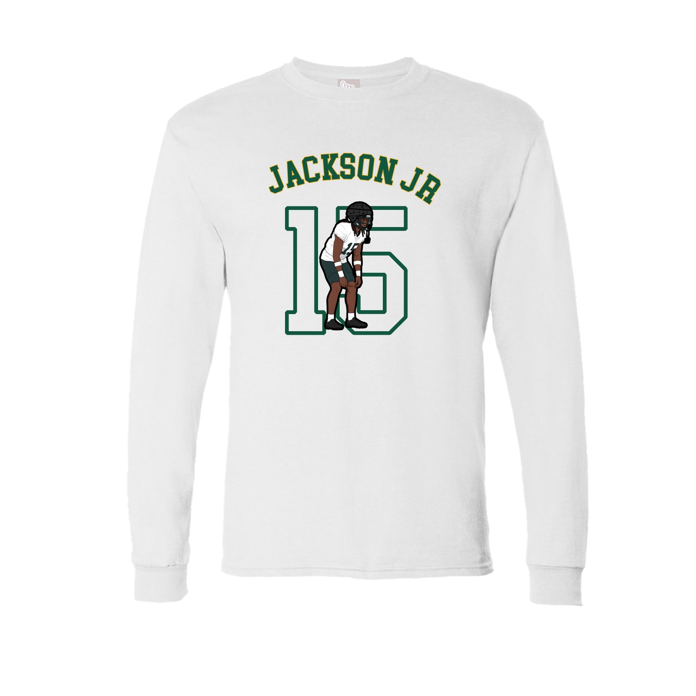 Long Sleeve Tee — Shirsey Arch in White