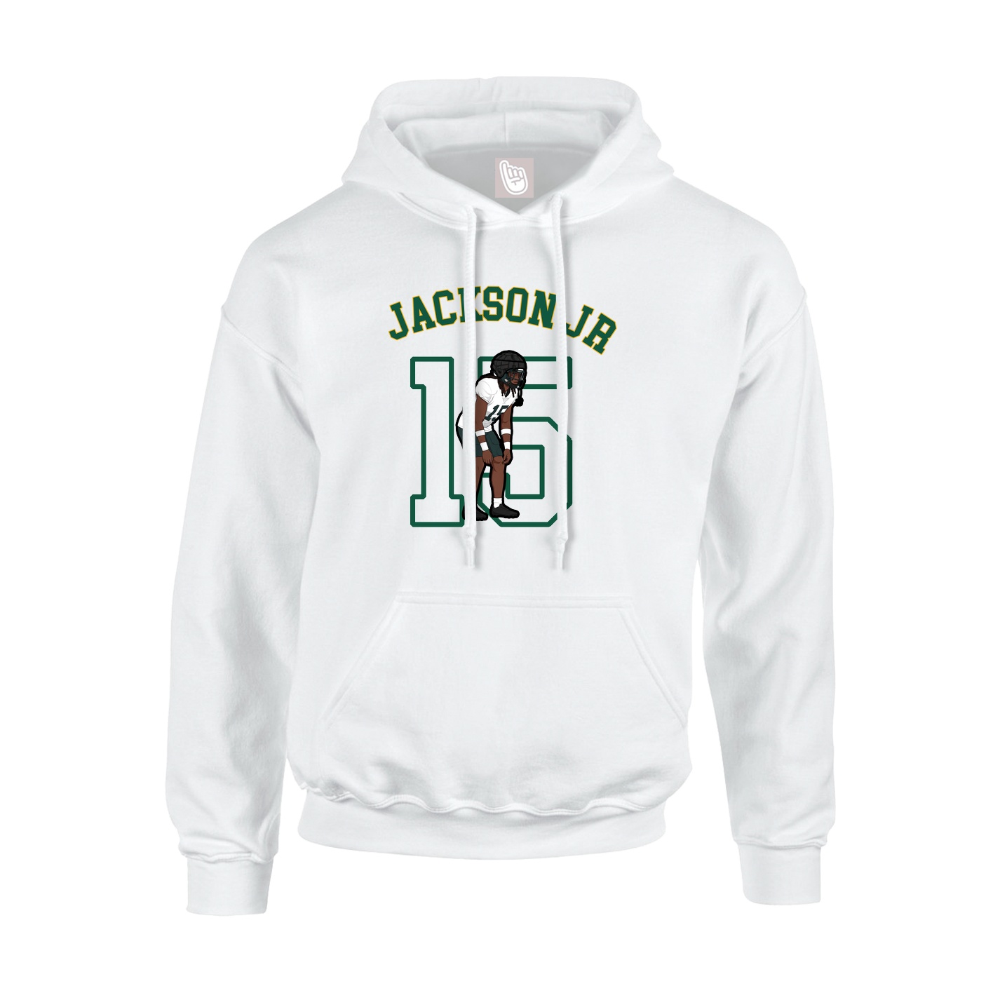 Hoodie — Shirsey Arch in White