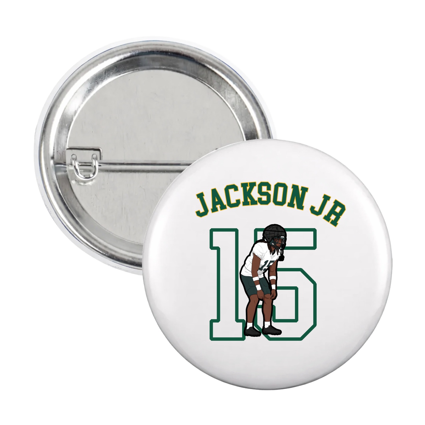 Game Day Button — Shirsey Arch in White