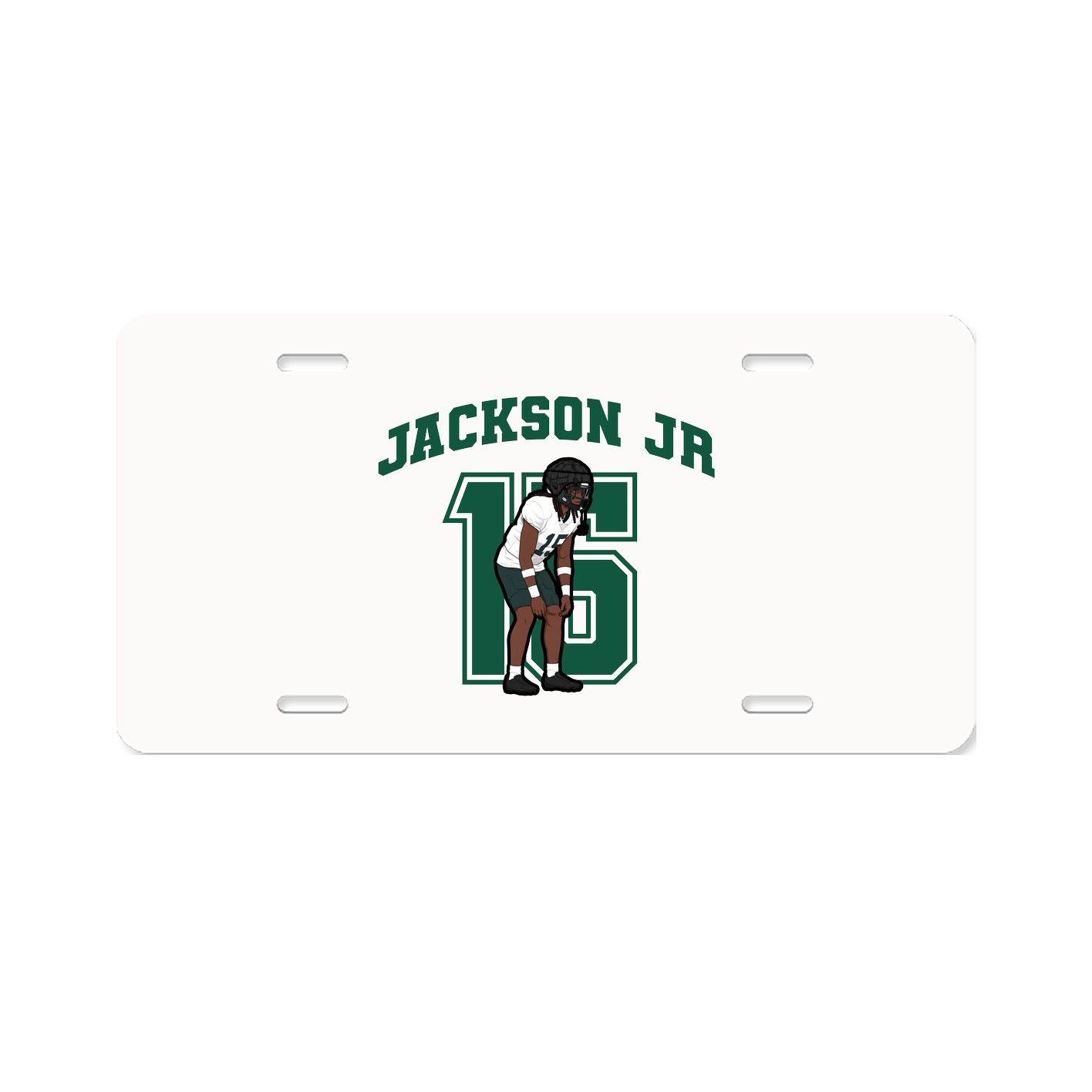 License Plate — Number in Classic