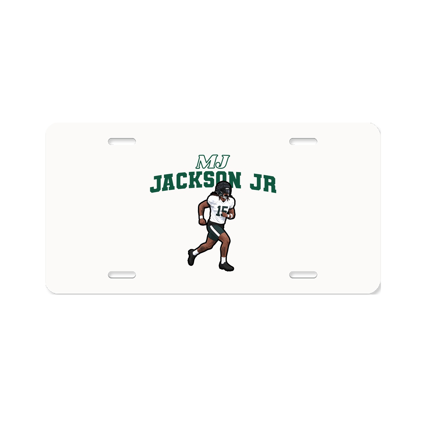 License Plate — Name Arch in Classic