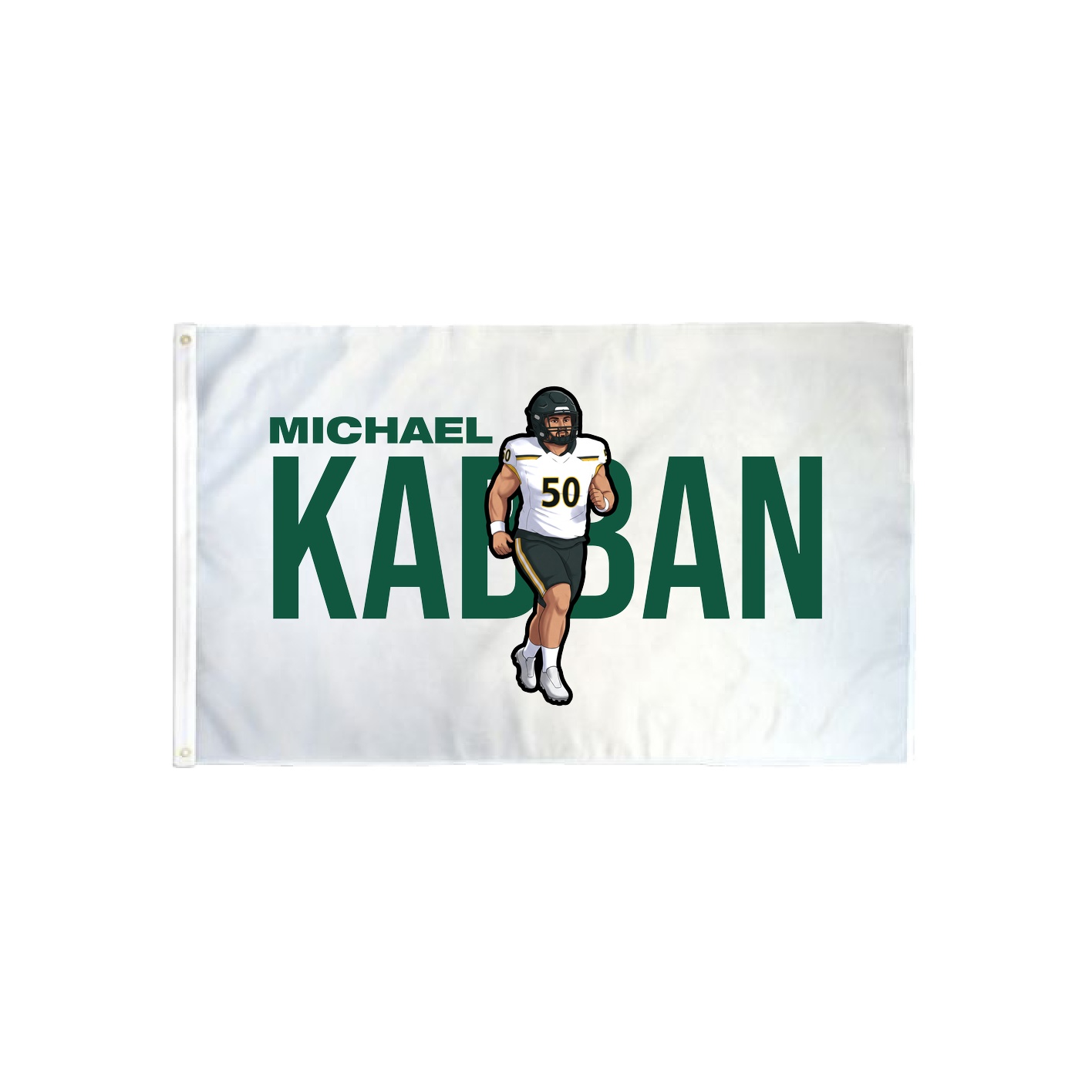 3x5 Flag — Player Name in Classic