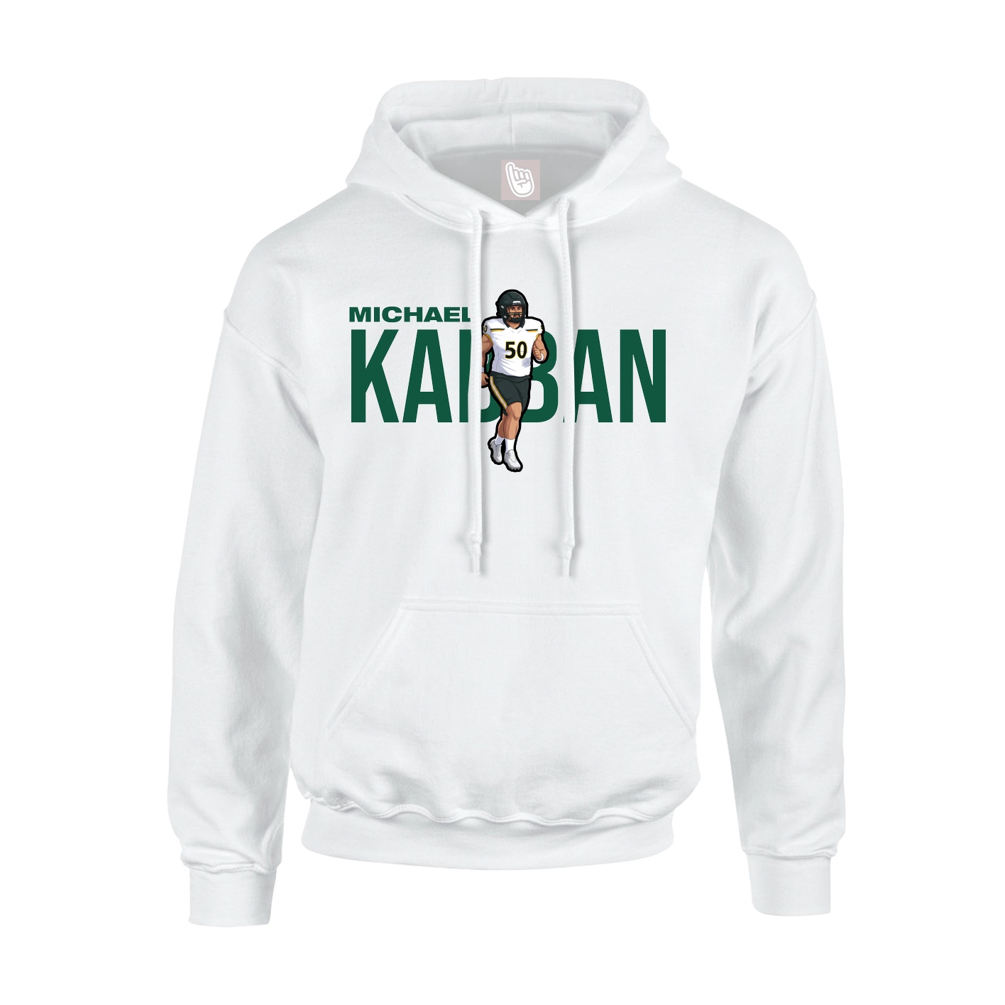 Hoodie — Player Name in White