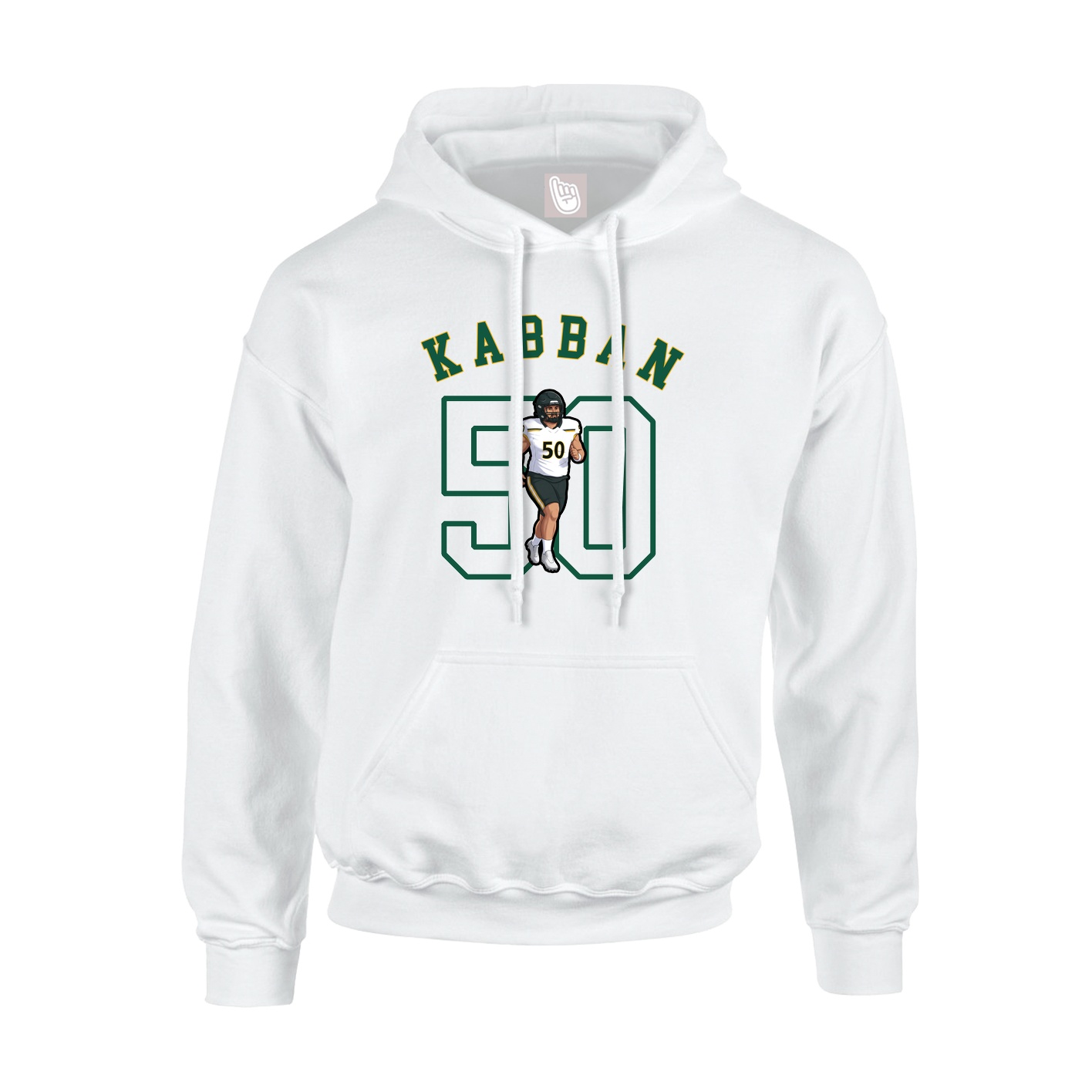 Hoodie — Shirsey Arch in White