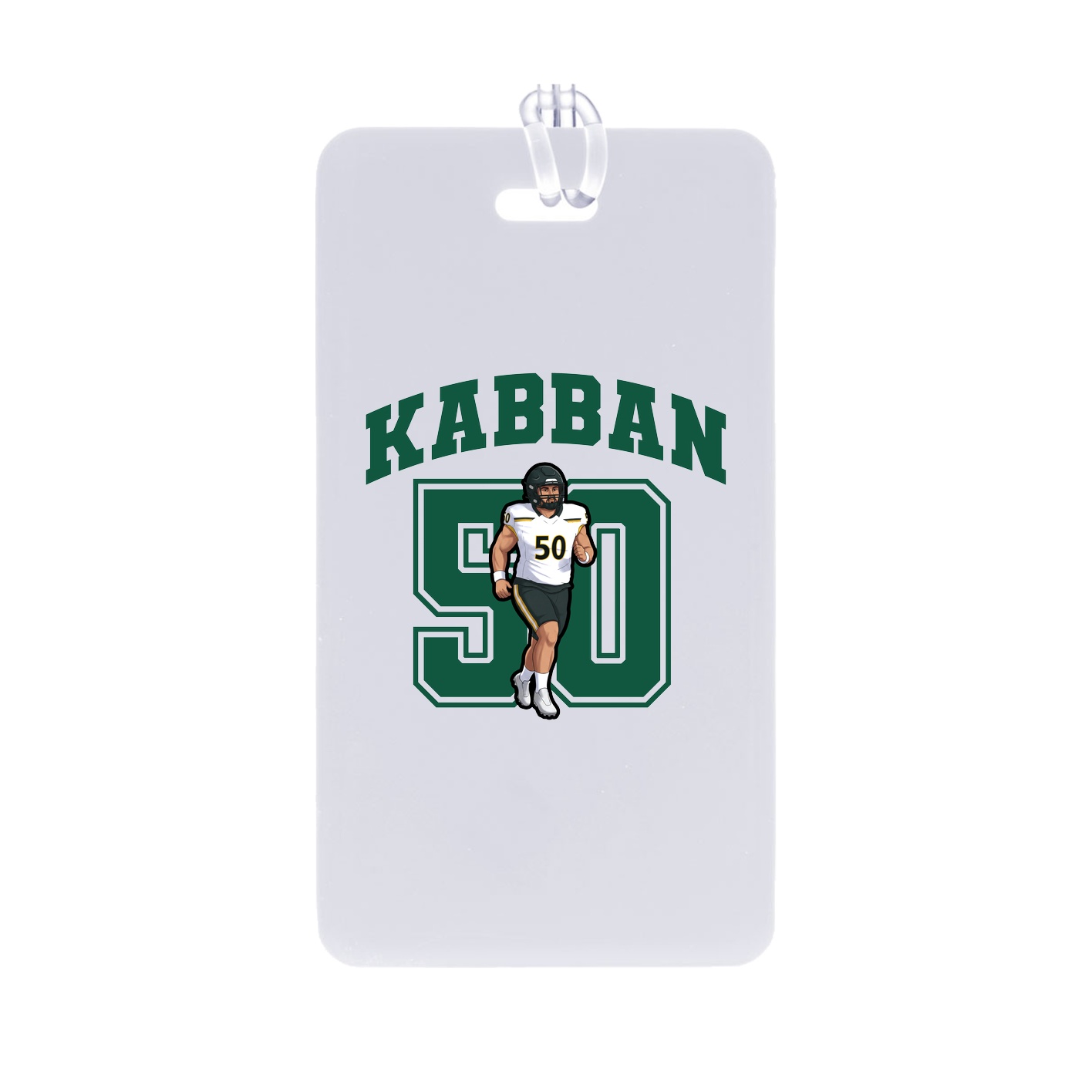 Bag Tag — Number in Classic