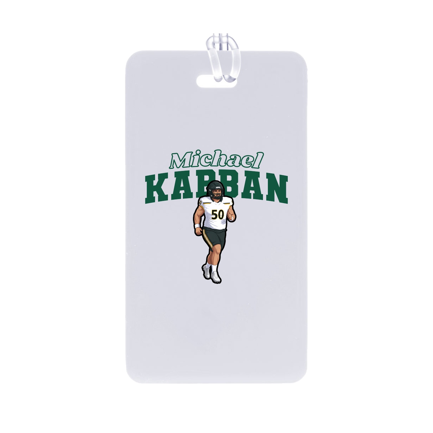 Bag Tag — Name Arch in Classic