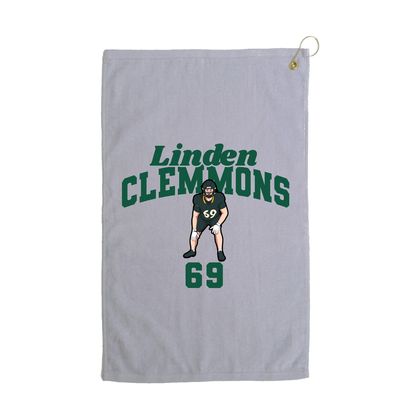 Golf Towel — Signature Arch in Grey