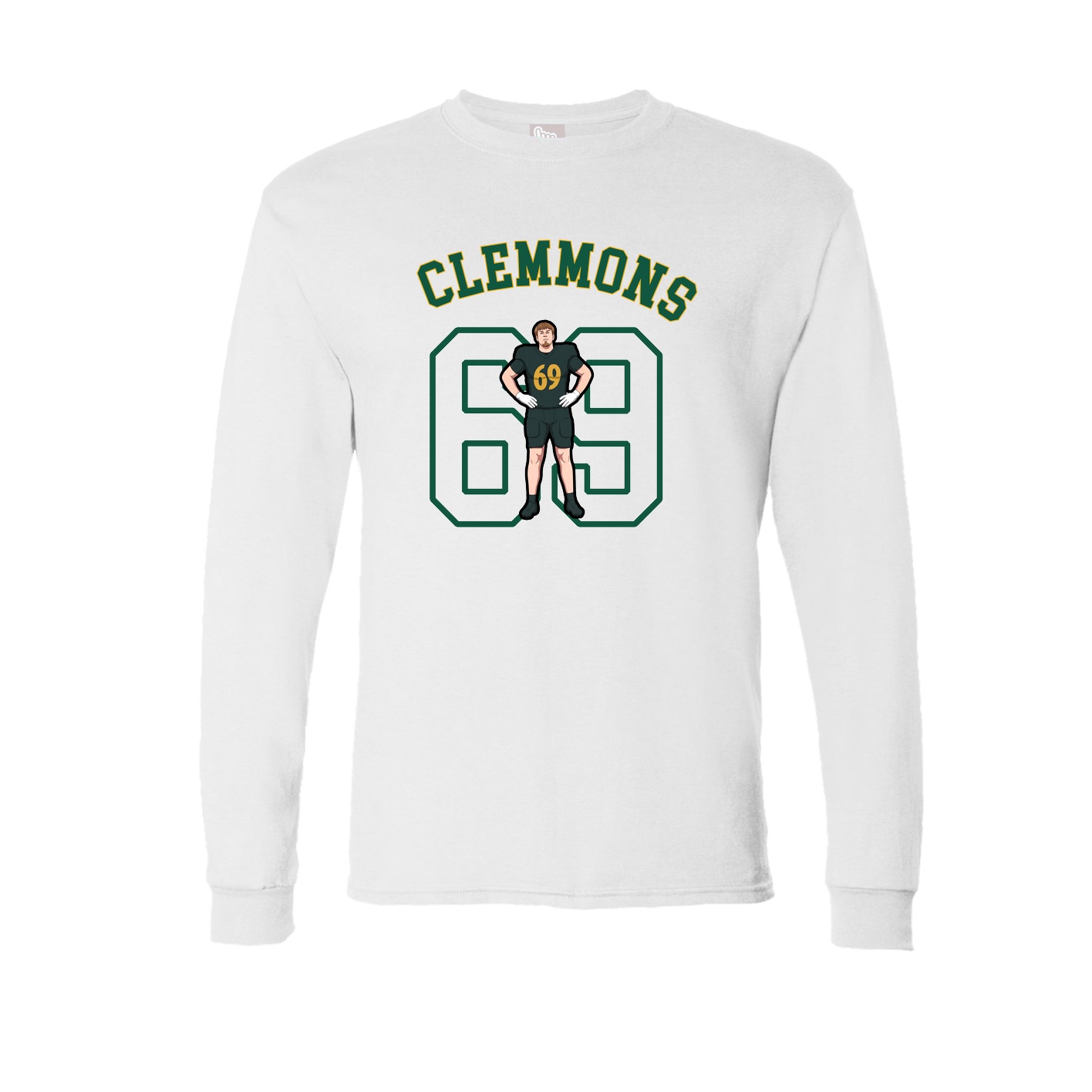 Long Sleeve Tee — Shirsey Arch in White