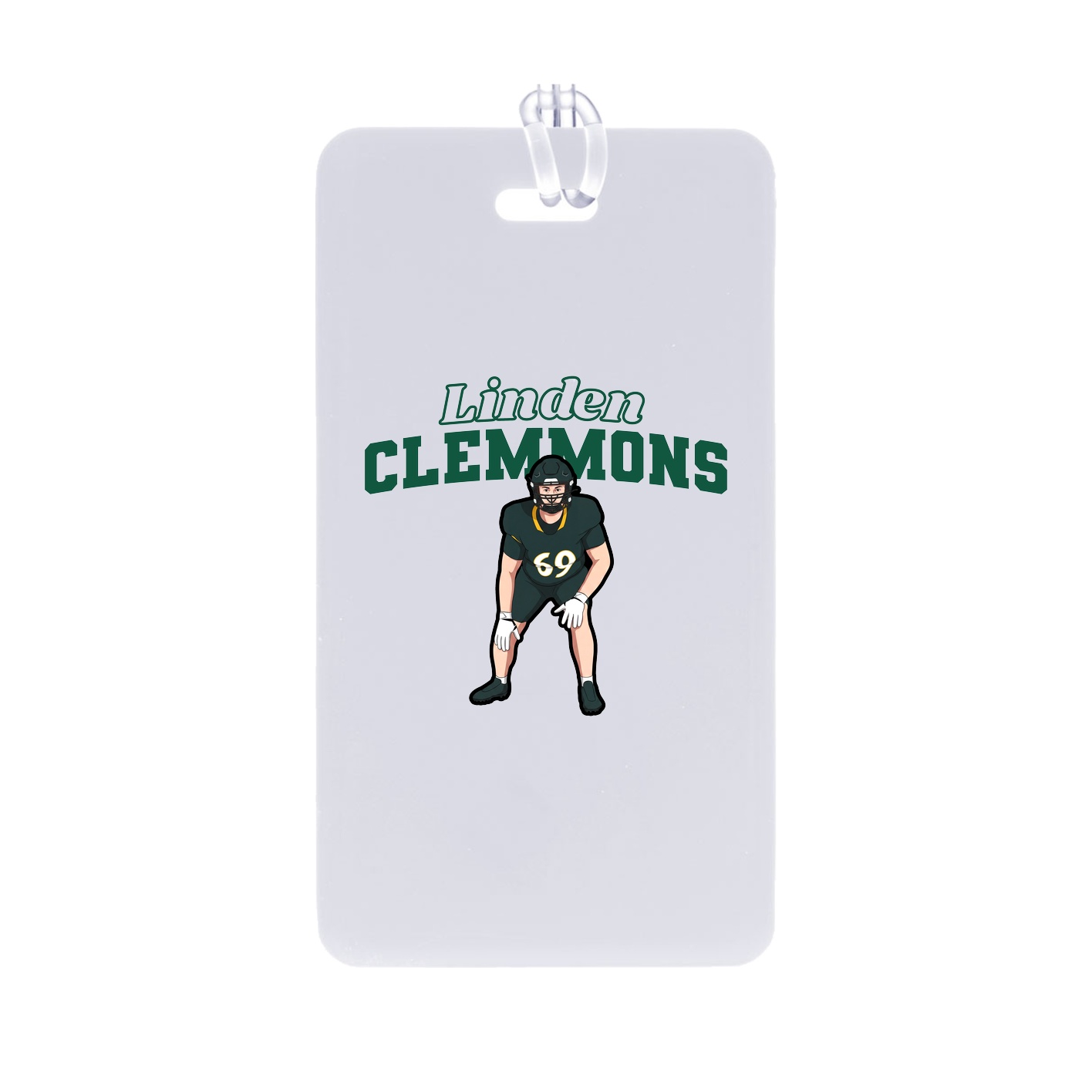 Bag Tag — Name Arch in Classic